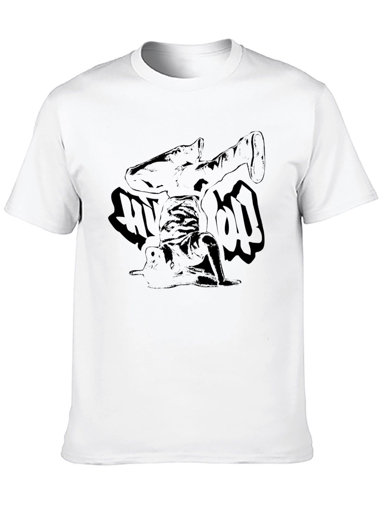 Black Hip Hop Graphic Tee