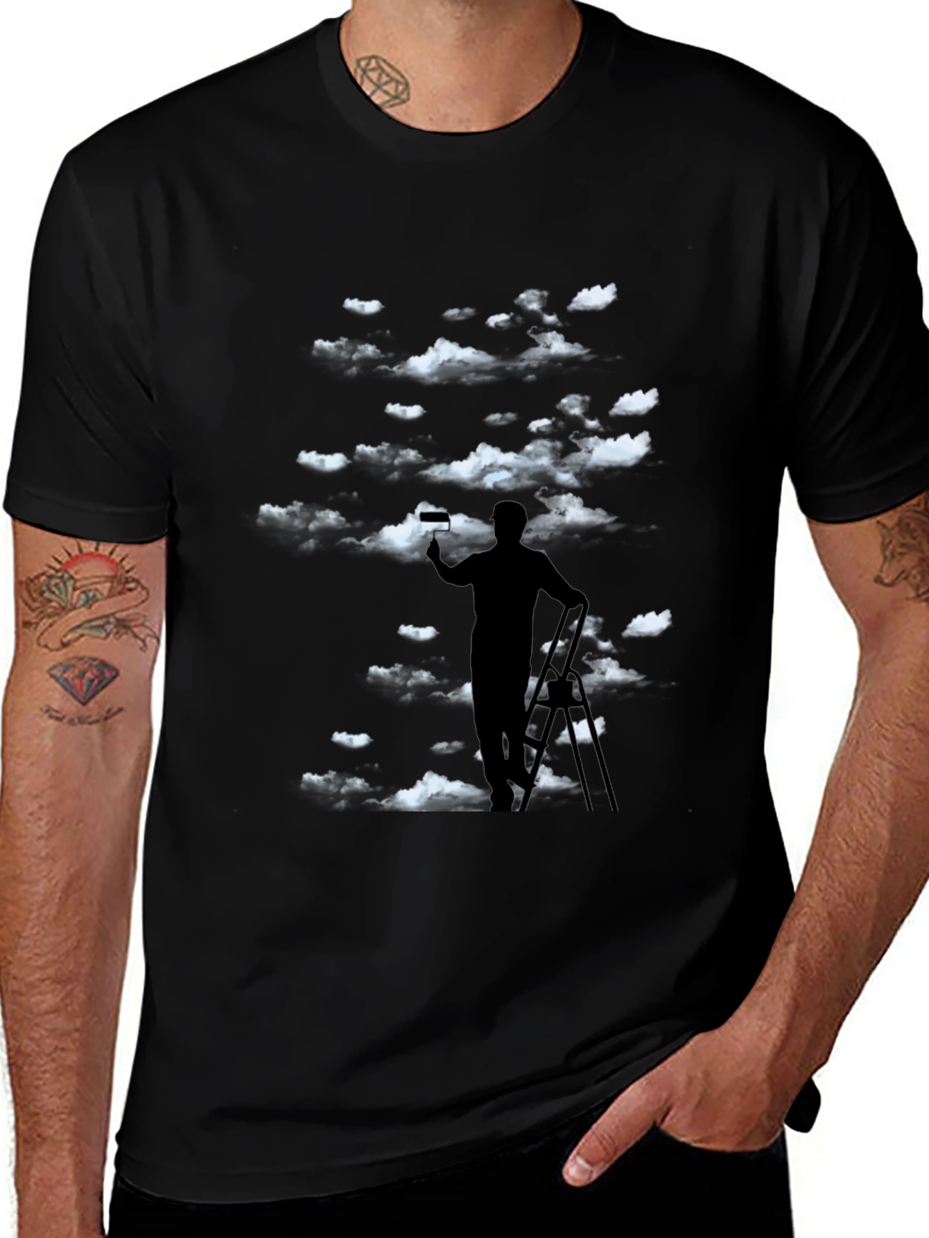 Painter of Dreams T-Shirt - Artistic Cloud Design