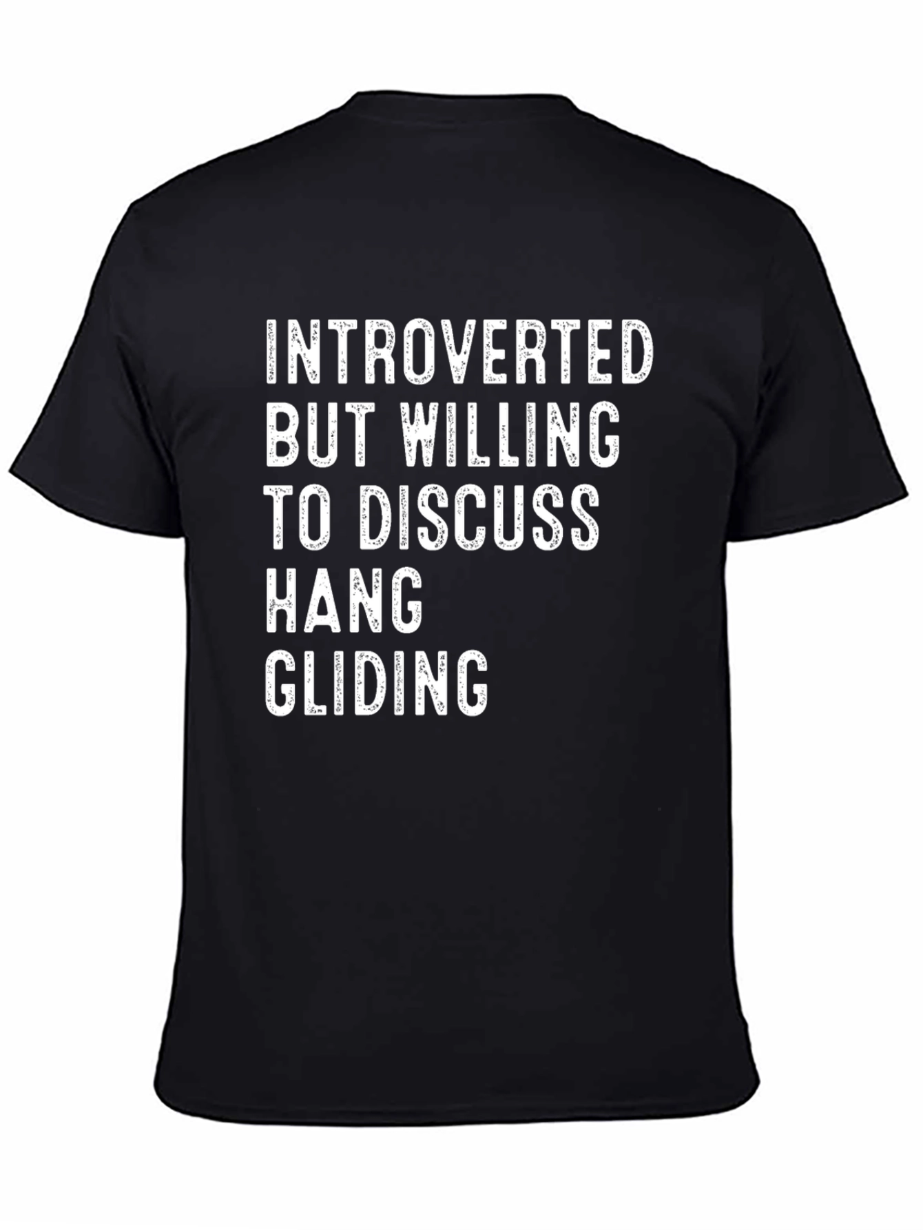 Introverted Hang Gliding T-Shirt - Soft Cotton Tee