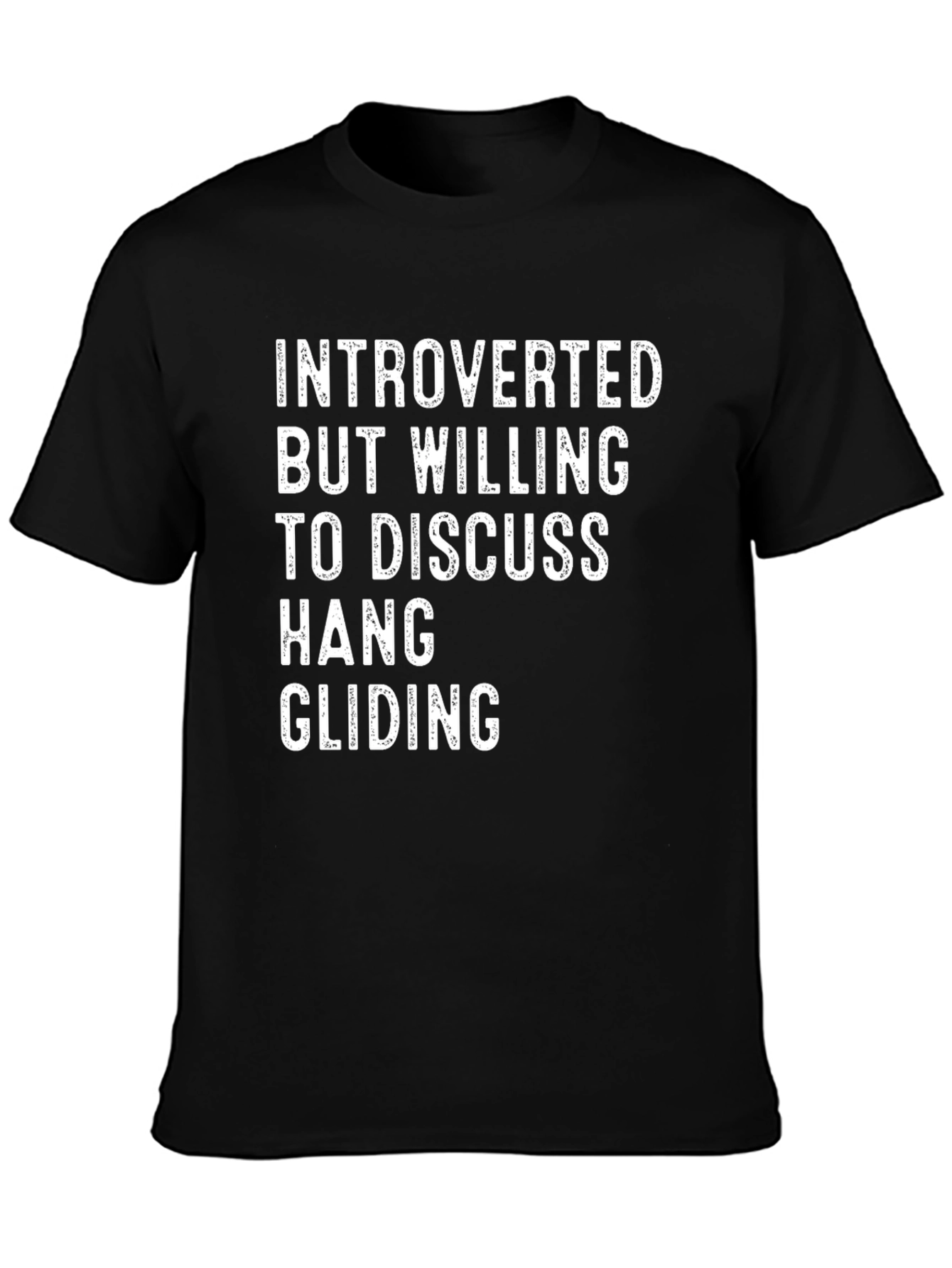 Introverted Hang Gliding T-Shirt - Soft Cotton Tee