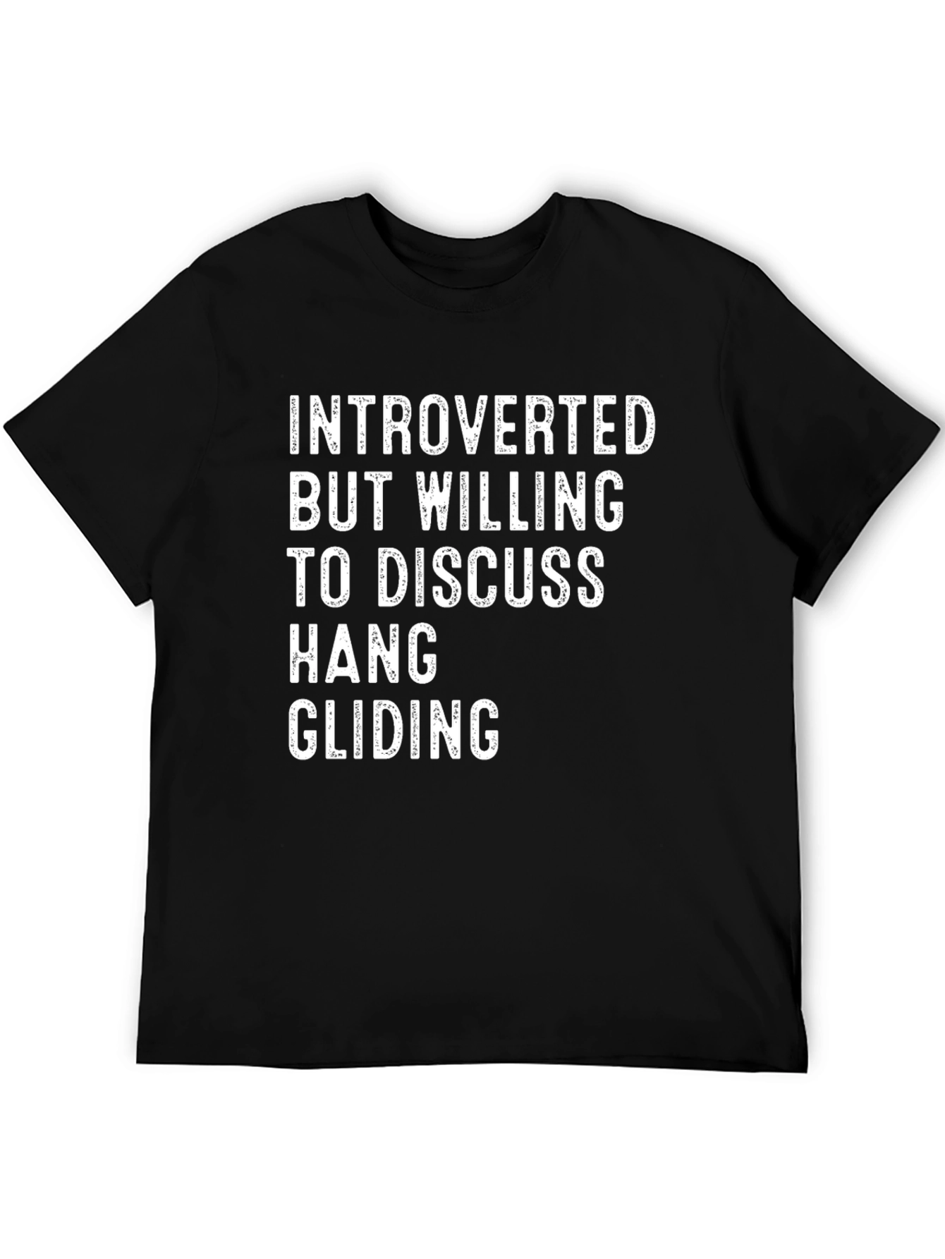 Introverted Hang Gliding T-Shirt - Soft Cotton Tee