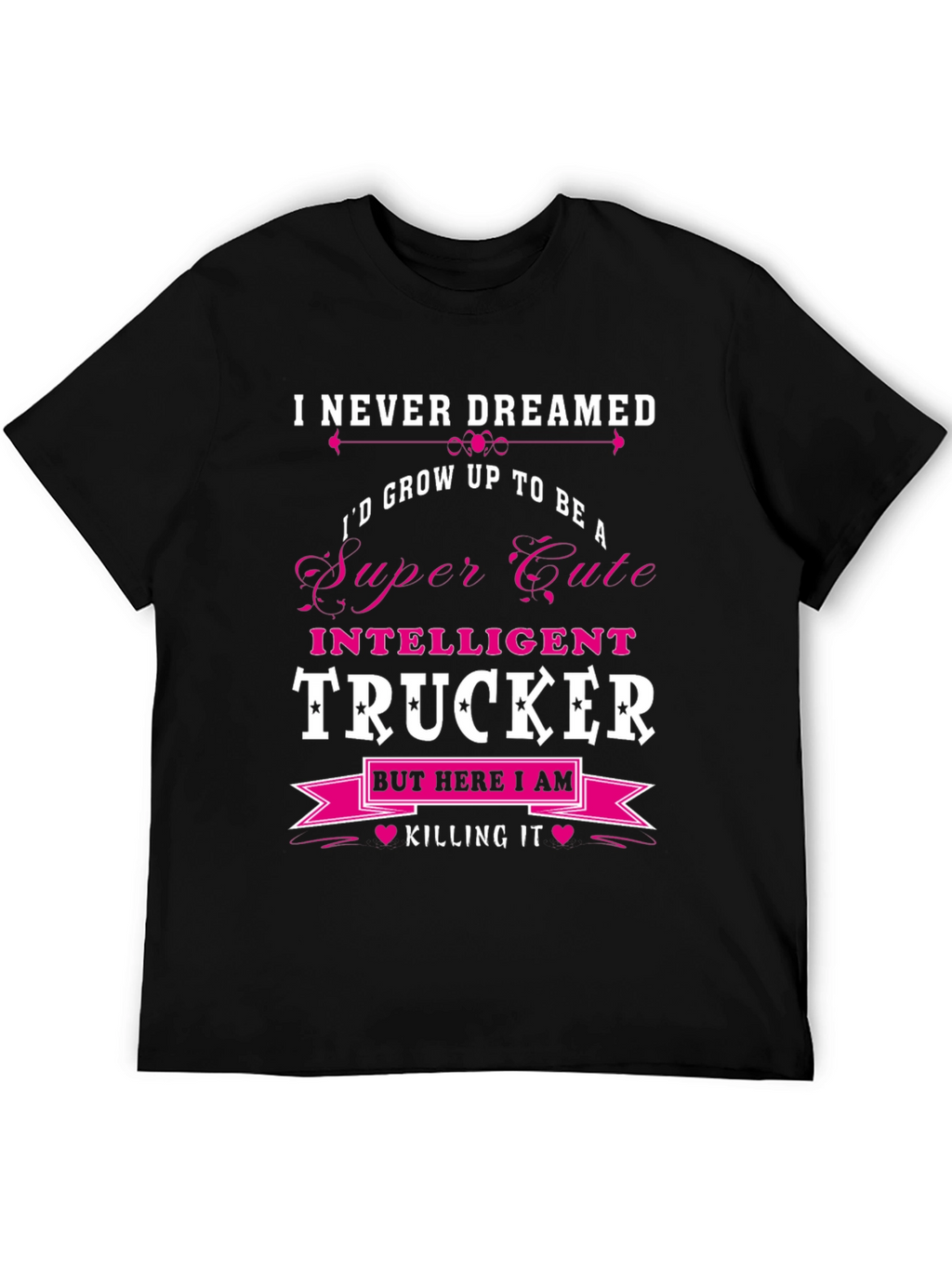 Funny Intelligent Trucker T-Shirt