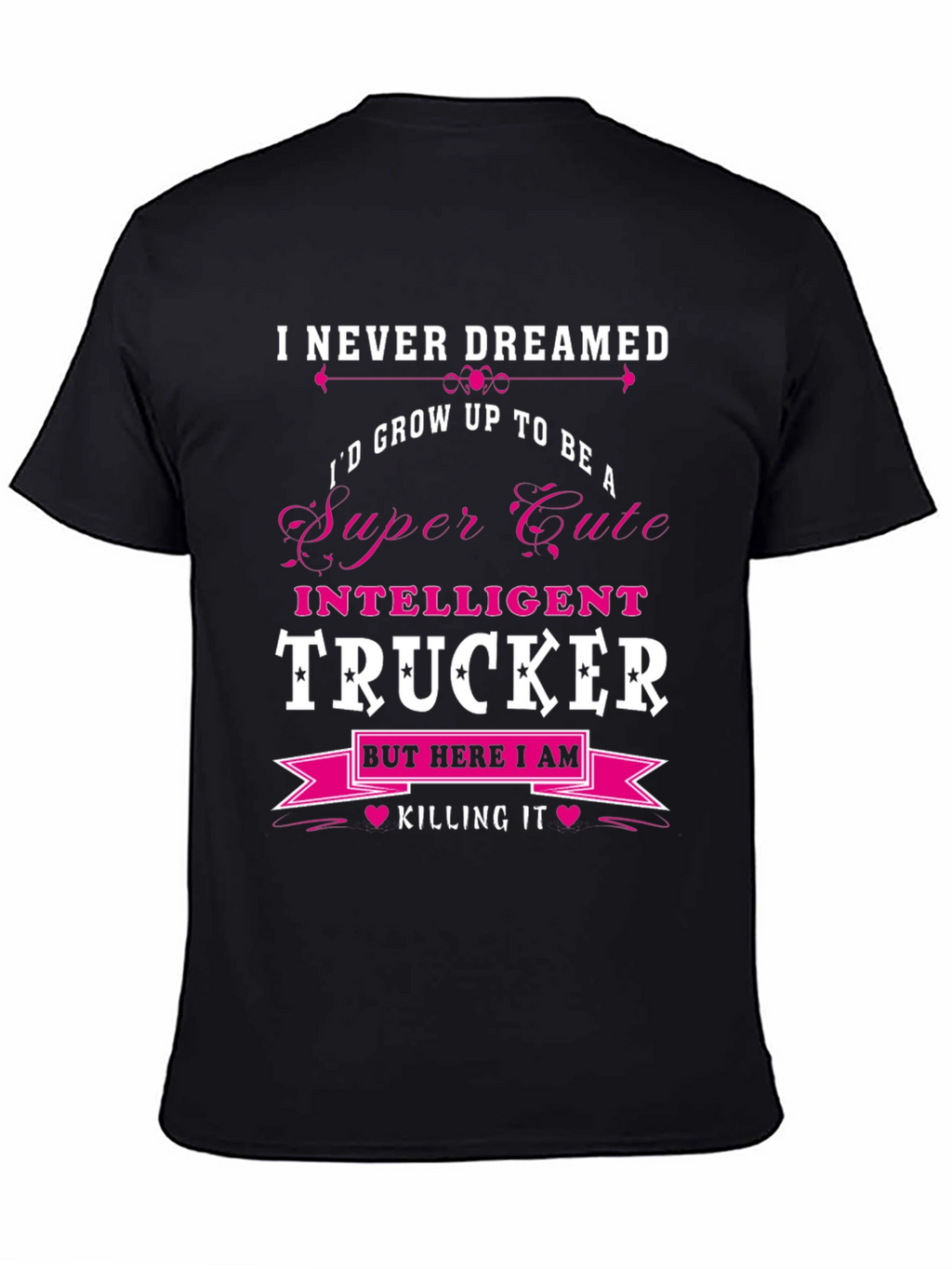 Funny Intelligent Trucker T-Shirt