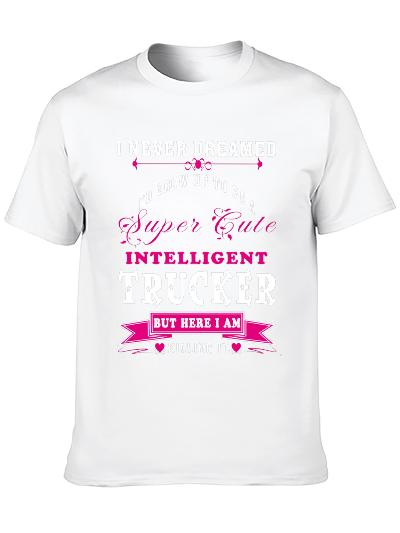 Funny Intelligent Trucker T-Shirt