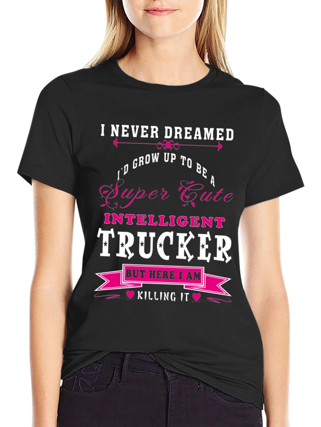 Funny Intelligent Trucker T-Shirt