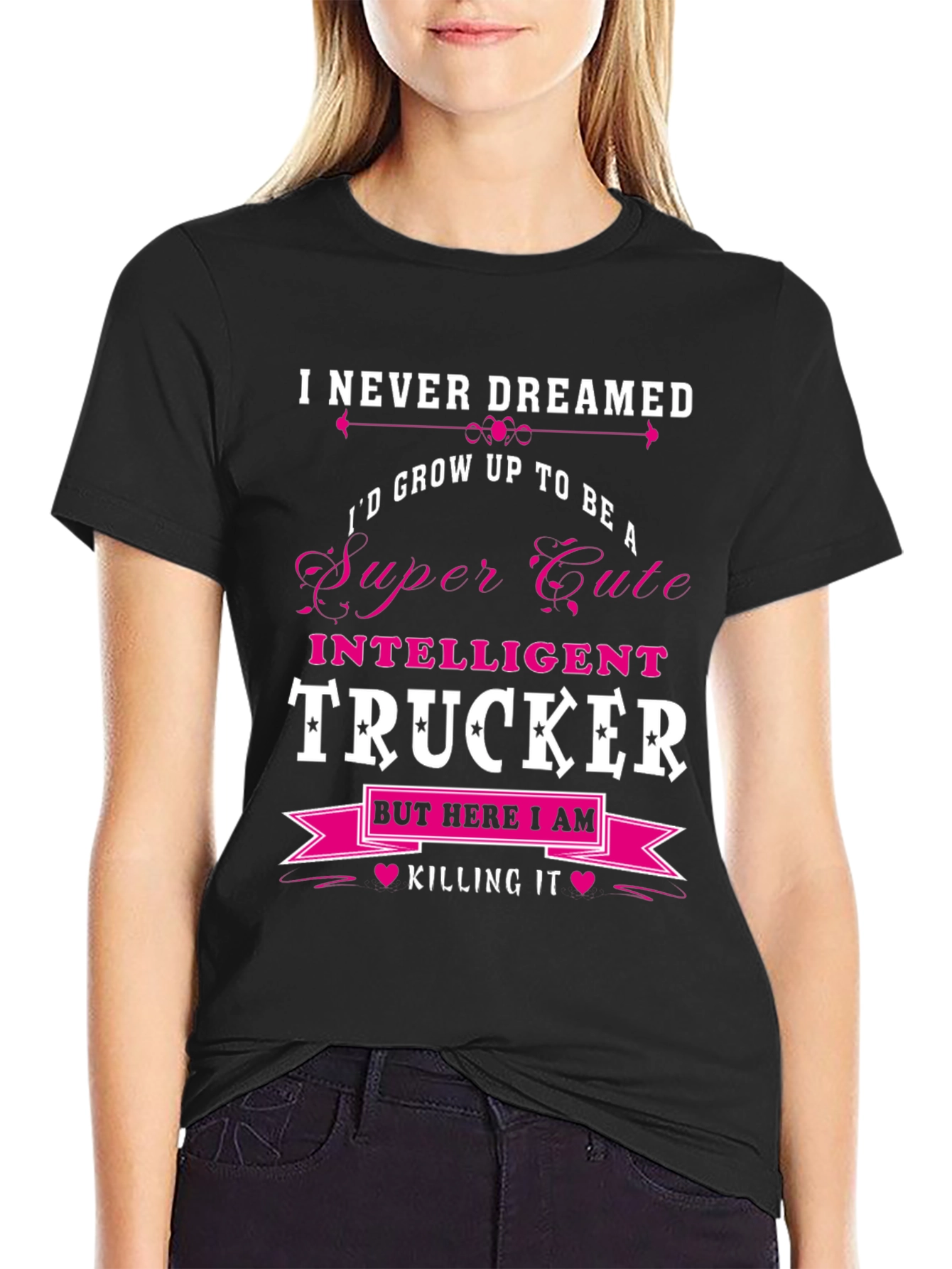 Funny Intelligent Trucker T-Shirt