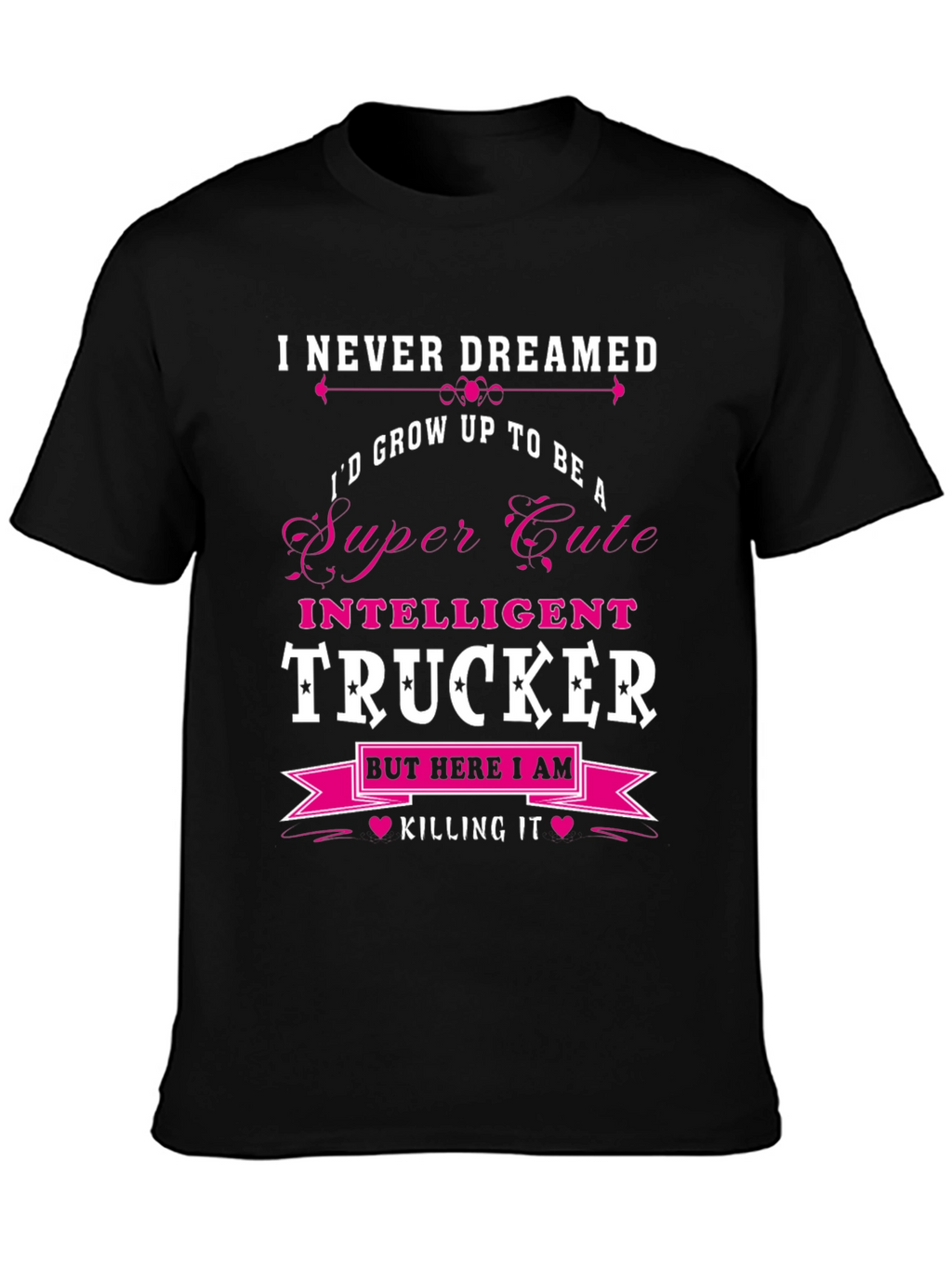Funny Intelligent Trucker T-Shirt