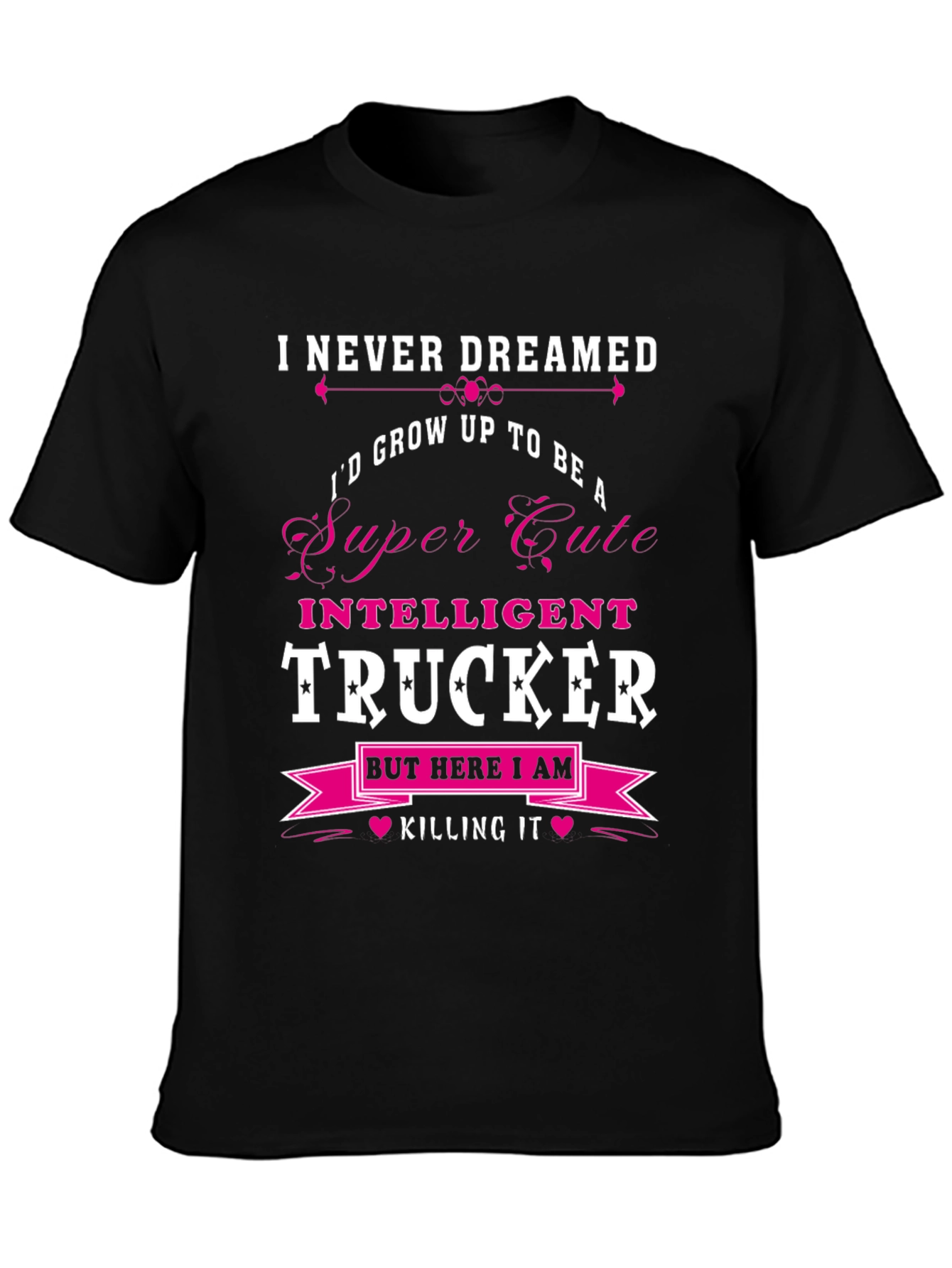 Funny Intelligent Trucker T-Shirt