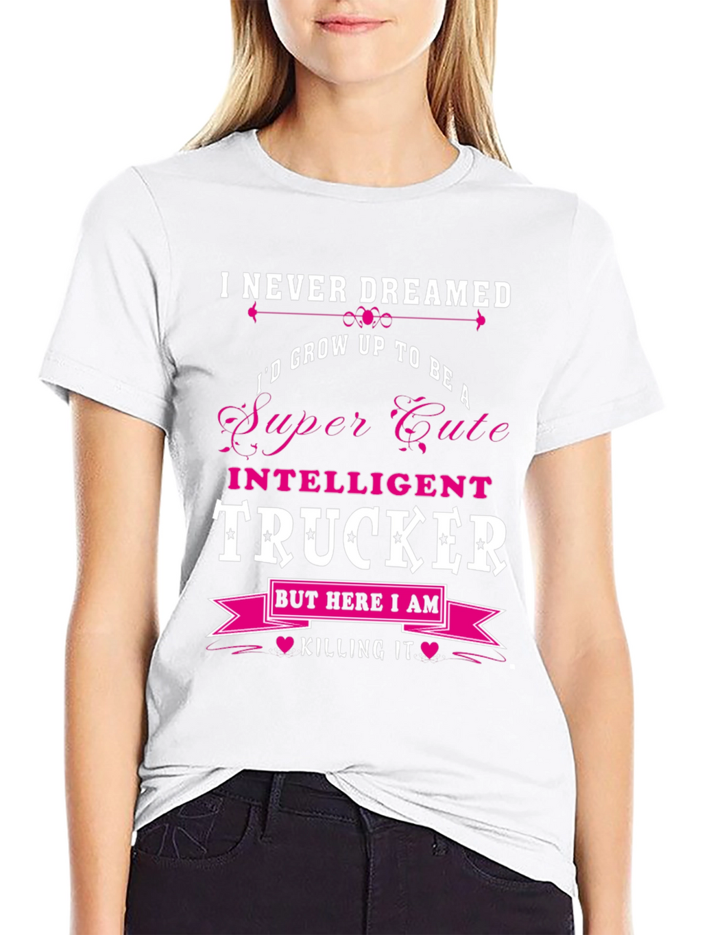 Funny Intelligent Trucker T-Shirt