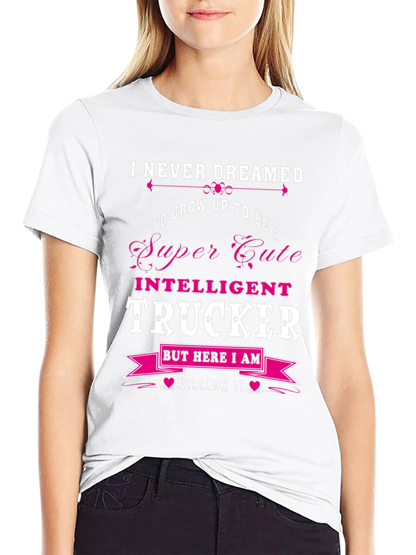 Funny Intelligent Trucker T-Shirt