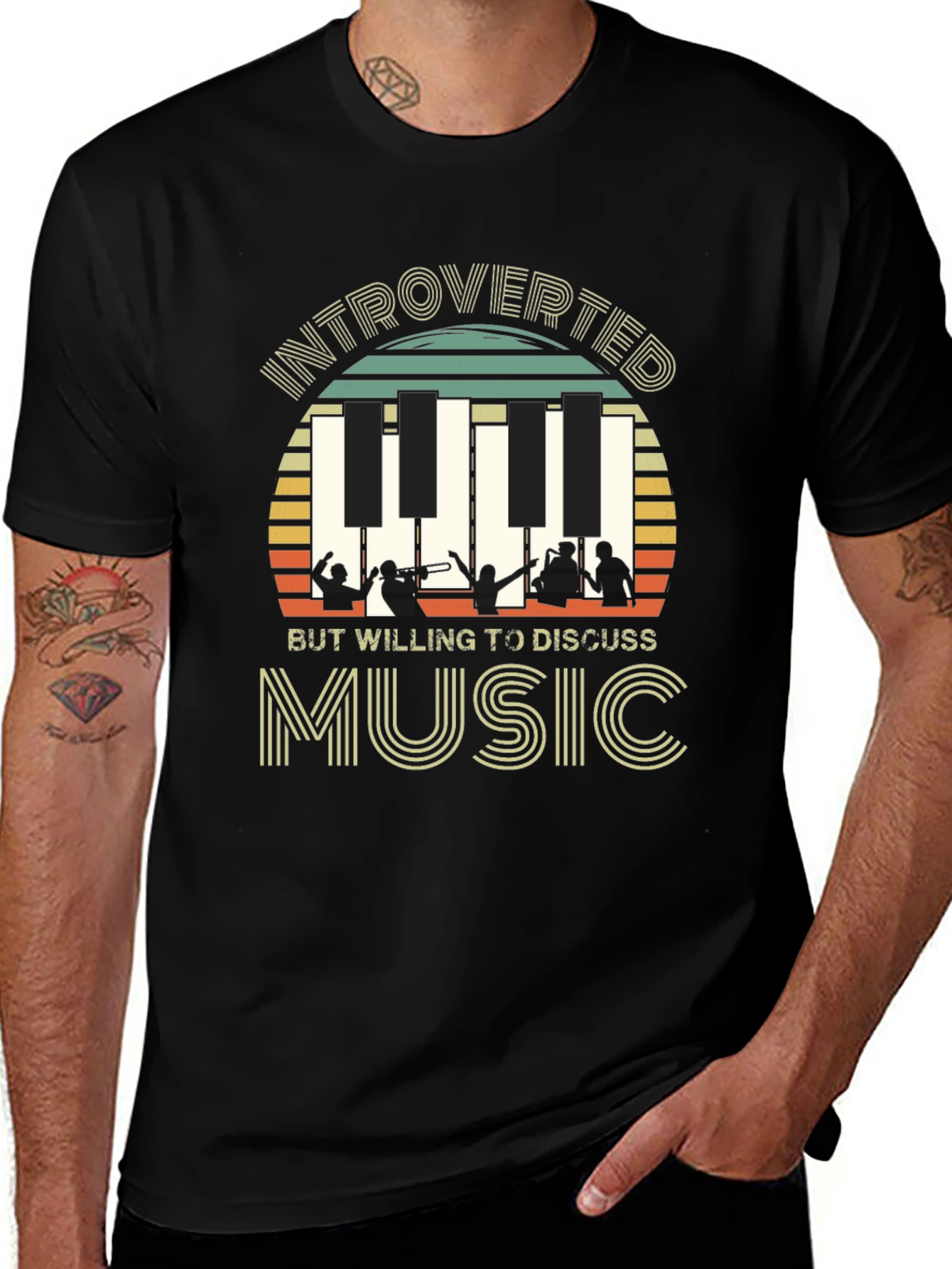 Introverted But Willing to Discuss Music T-Shirt