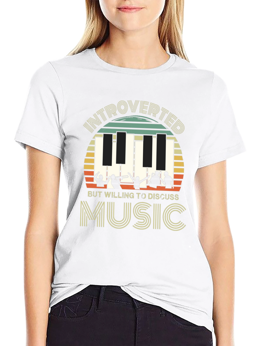 Introverted But Willing to Discuss Music T-Shirt