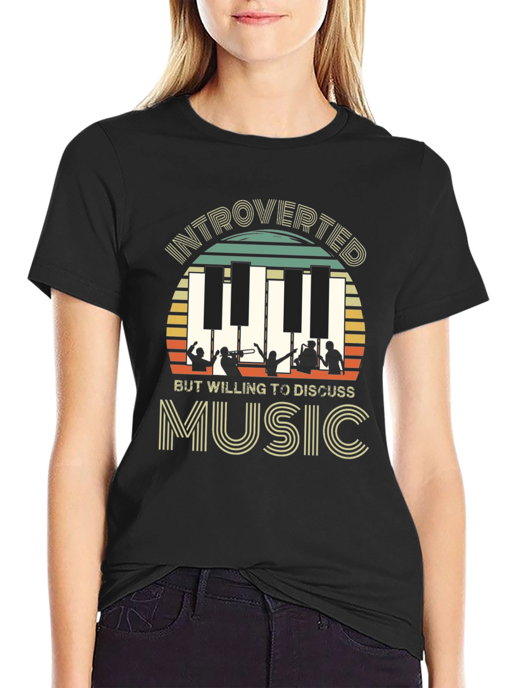 Introverted But Willing to Discuss Music T-Shirt
