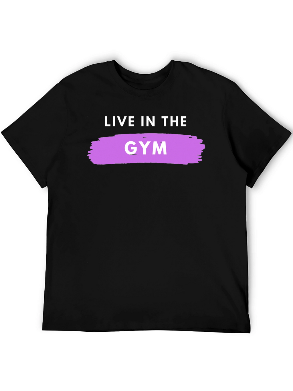 Live In The Gym Black Graphic Tee