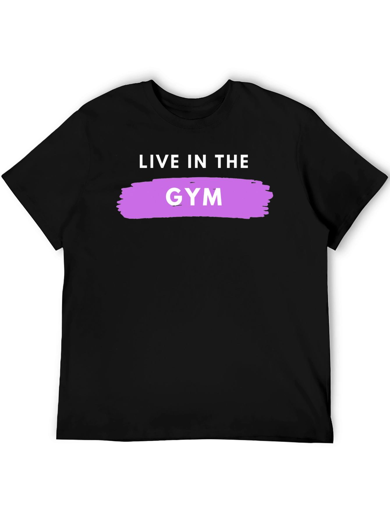 Live In The Gym Black Graphic Tee