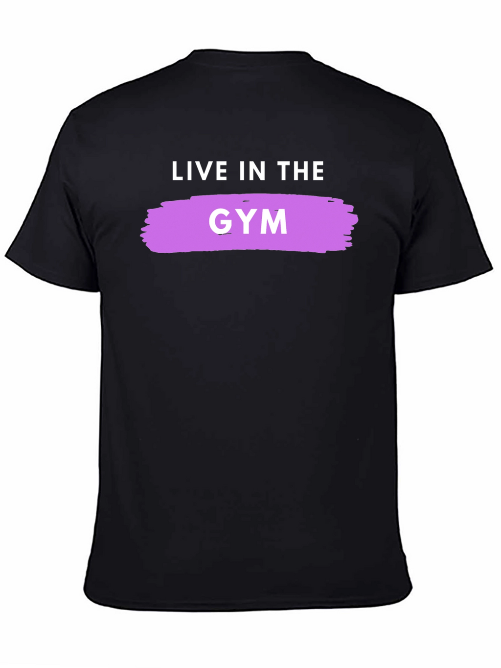 Live In The Gym Black Graphic Tee