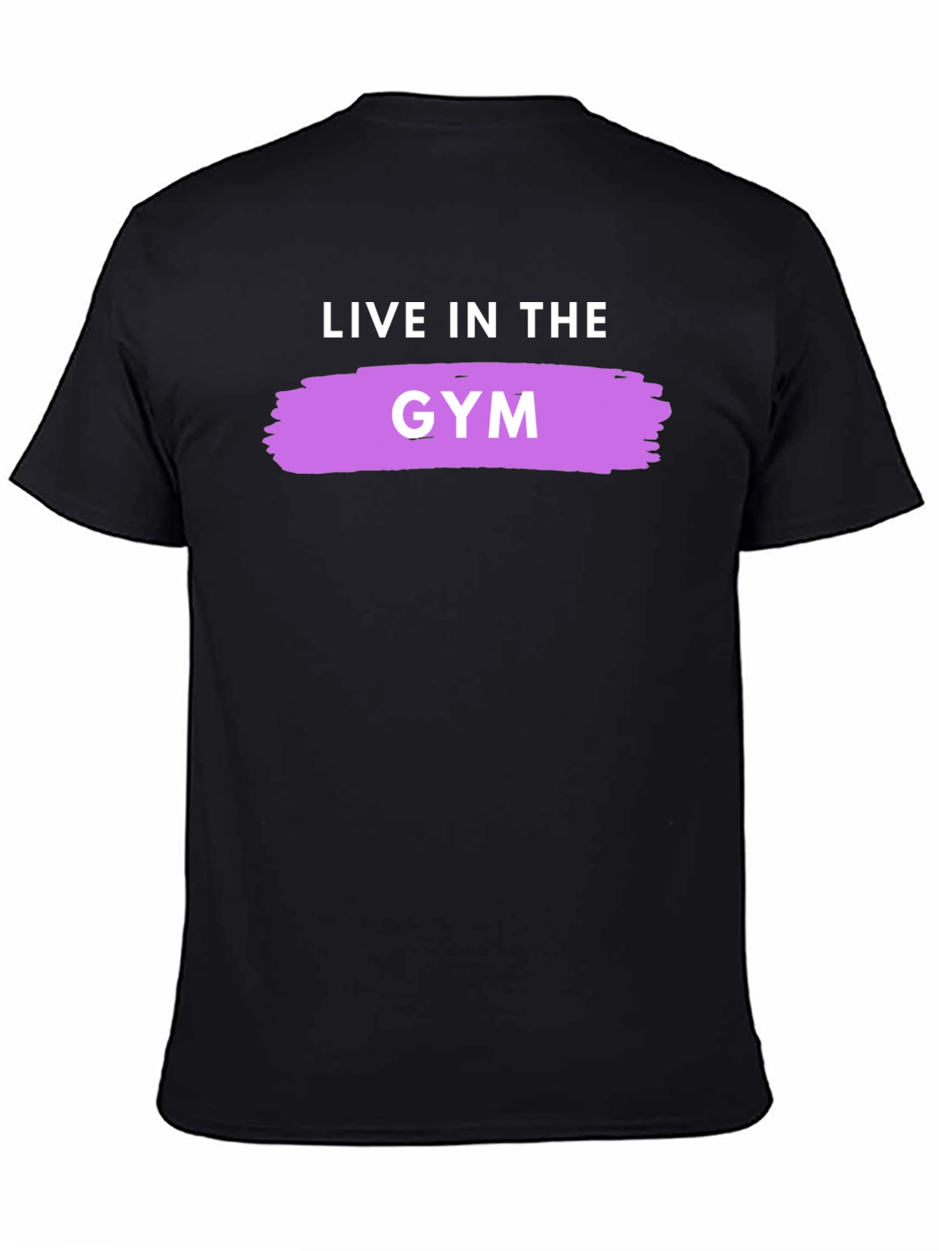 Live In The Gym Black Graphic Tee
