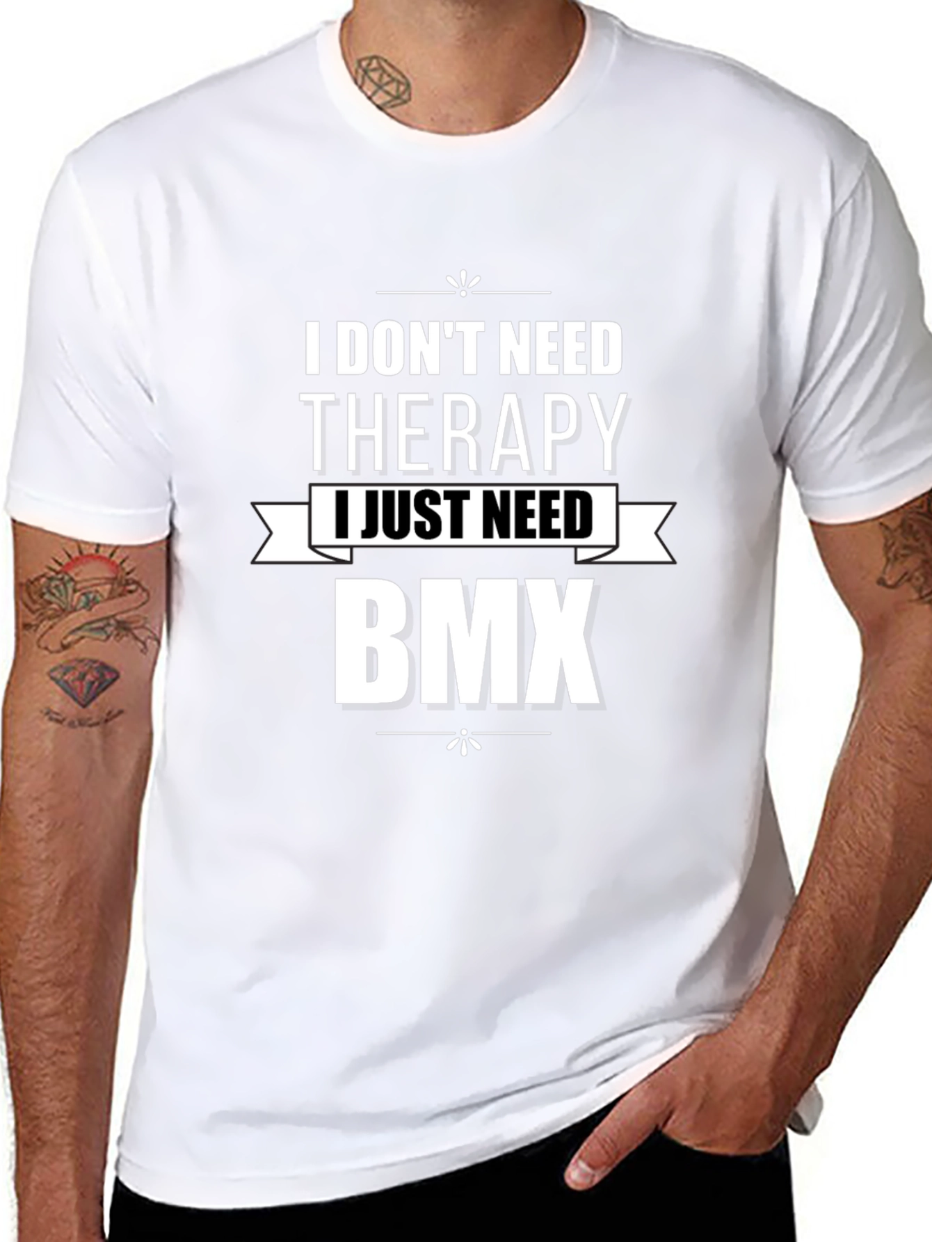 I Dont Need Therapy BMX Graphic T-Shirt