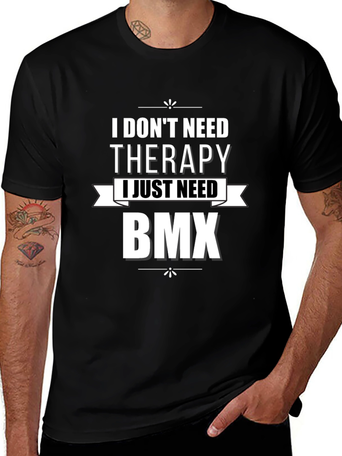 I Dont Need Therapy BMX Graphic T-Shirt