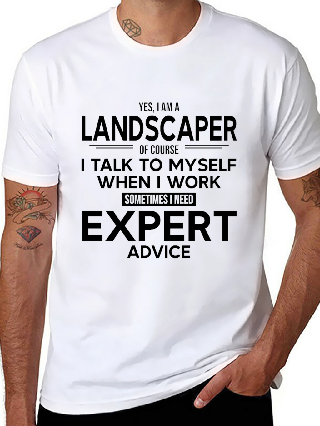 Landscaper Expert Advice T-Shirt