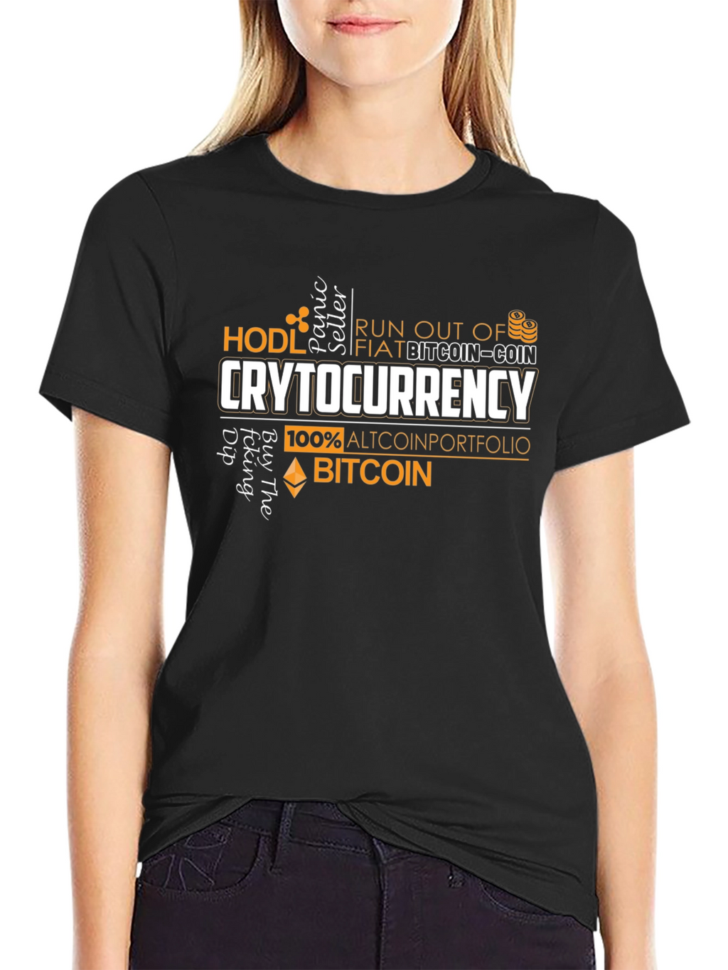 Cryptocurrency Bitcoin HODL T-Shirt