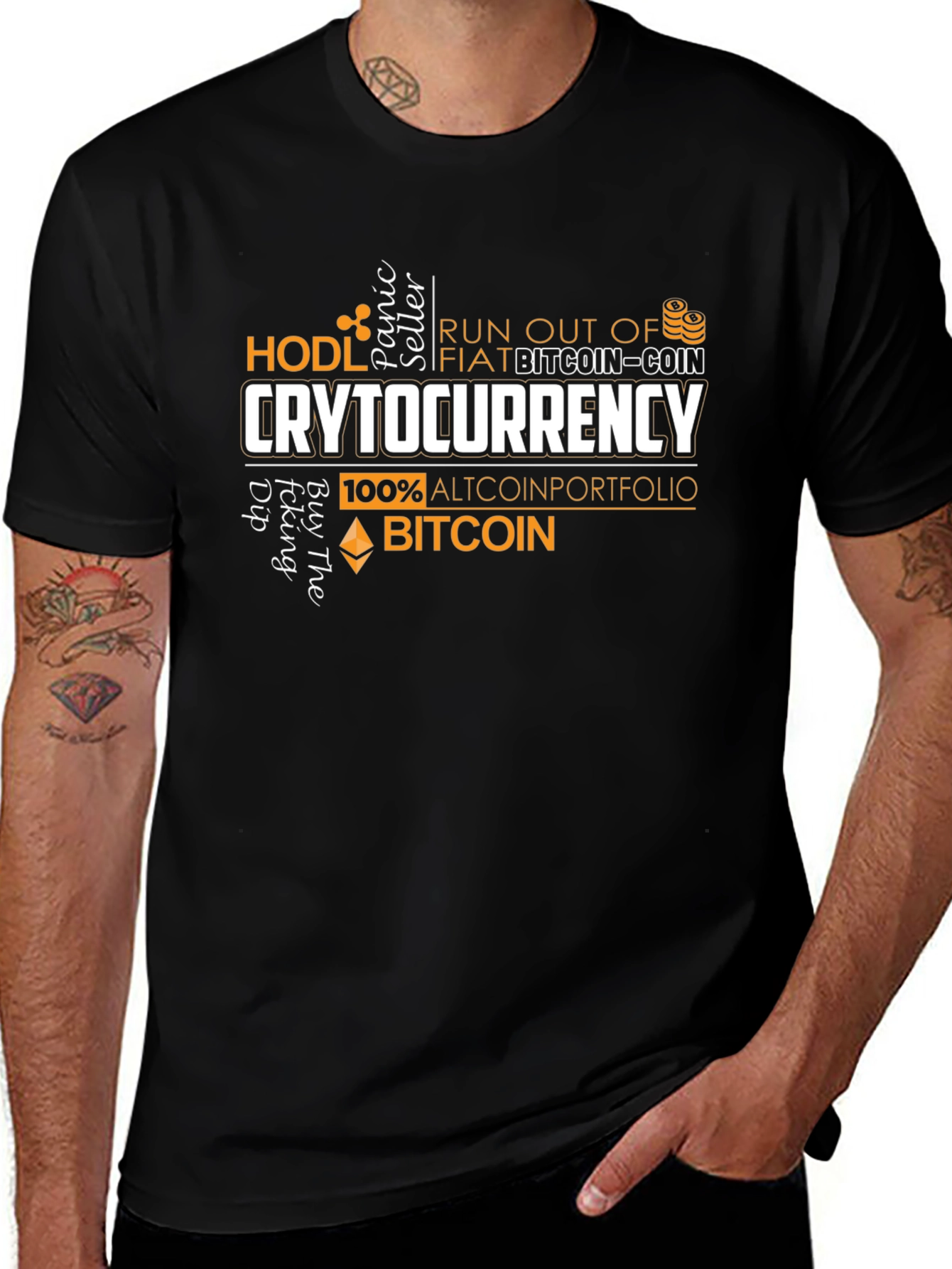 Cryptocurrency Bitcoin HODL T-Shirt