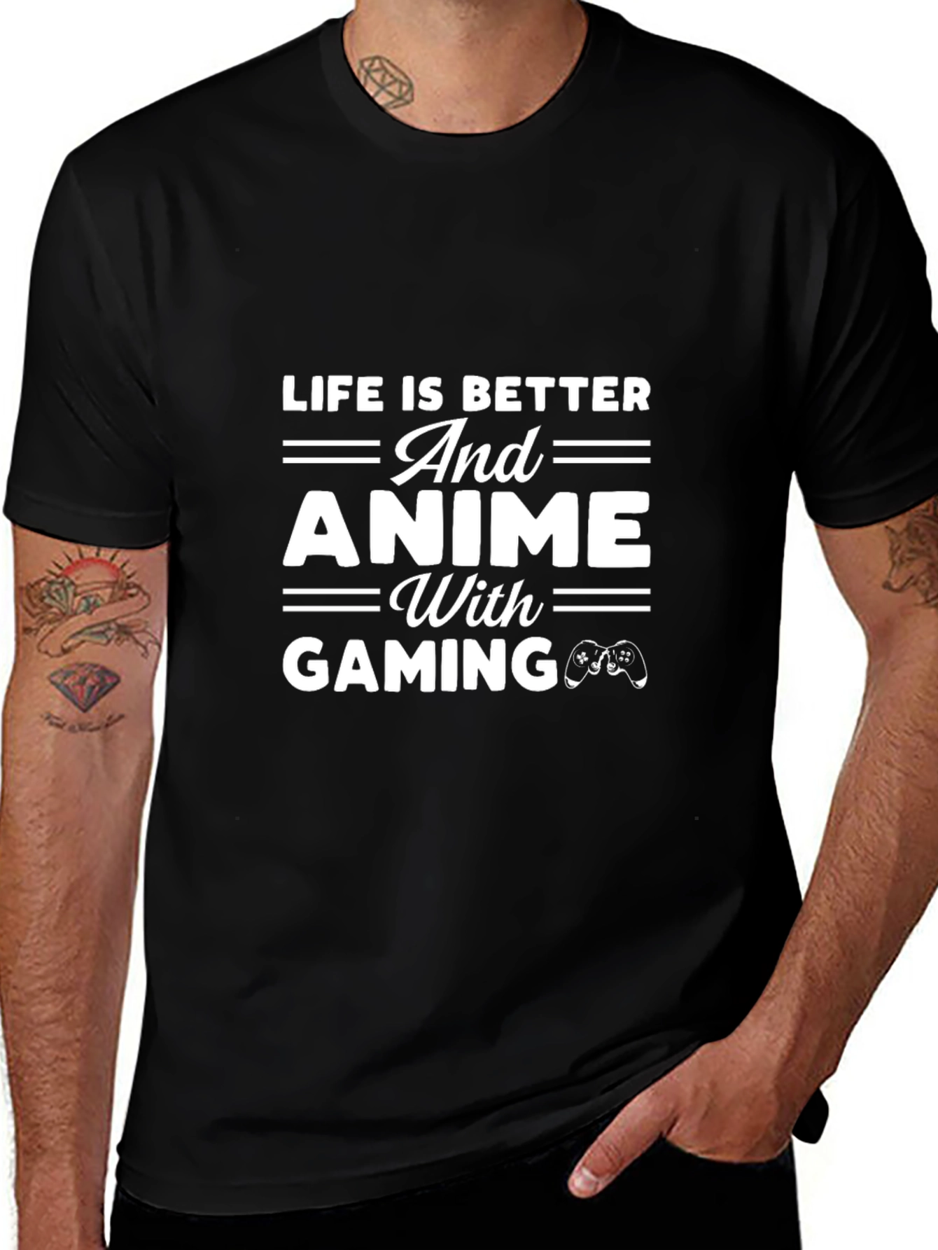 Life is Better With Anime and Gaming T-Shirt