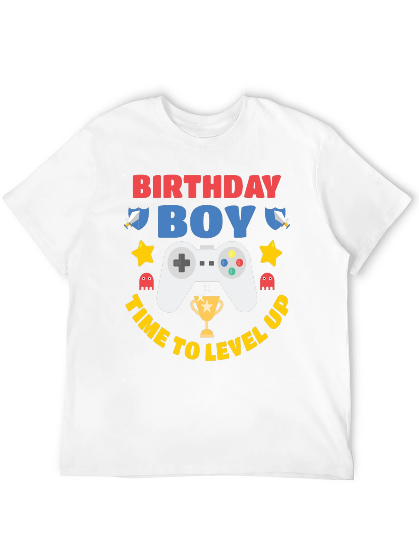 Birthday Boy Gaming Level Up T-Shirt