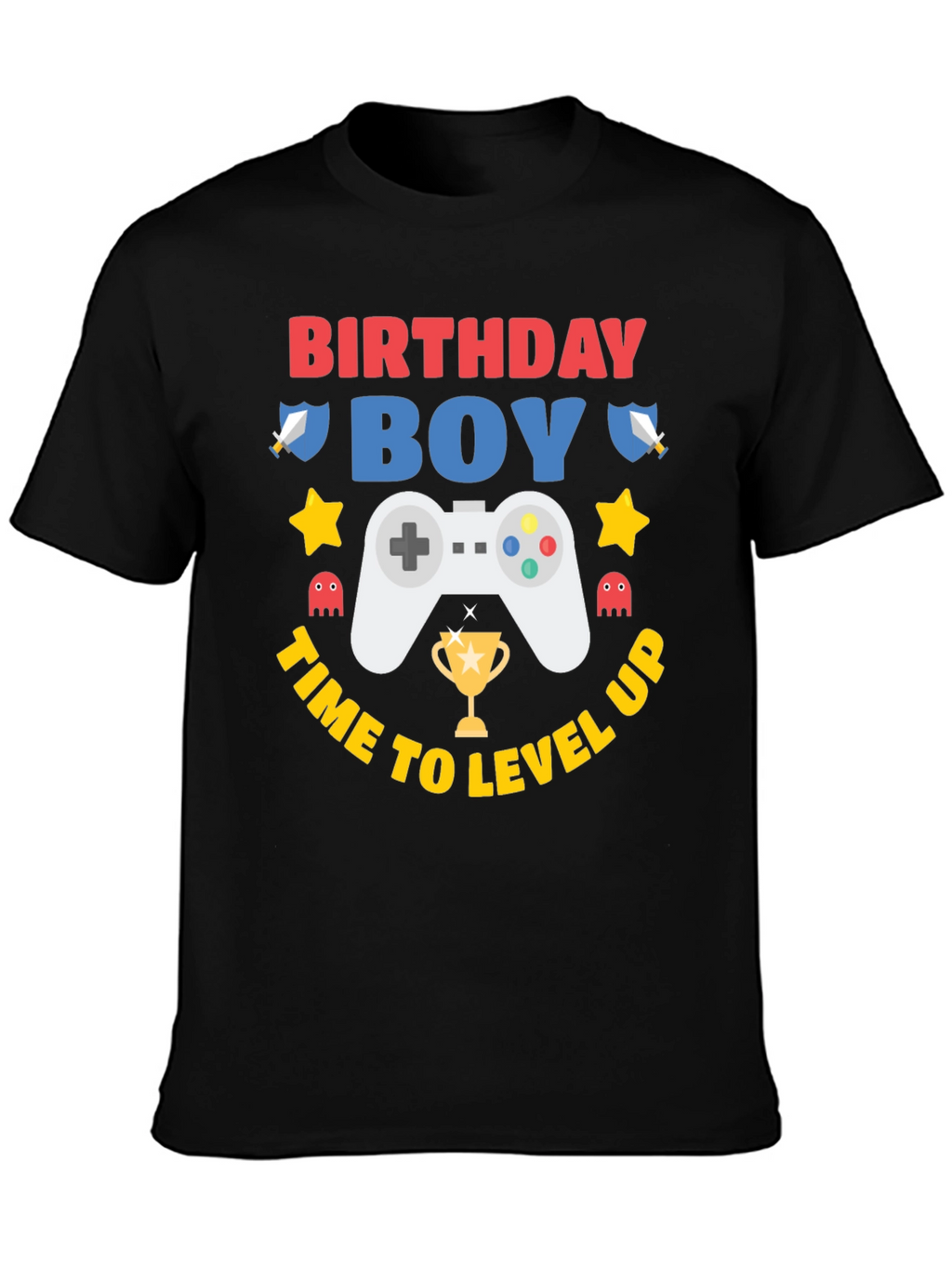 Birthday Boy Gaming Level Up T-Shirt