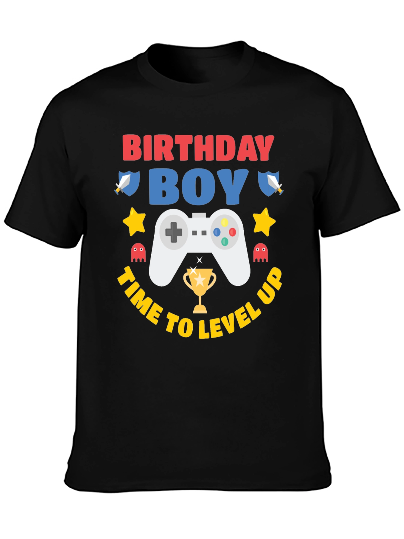 Birthday Boy Gaming Level Up T-Shirt