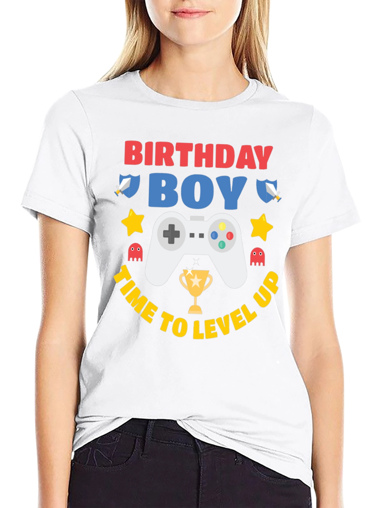 Birthday Boy Gaming Level Up T-Shirt