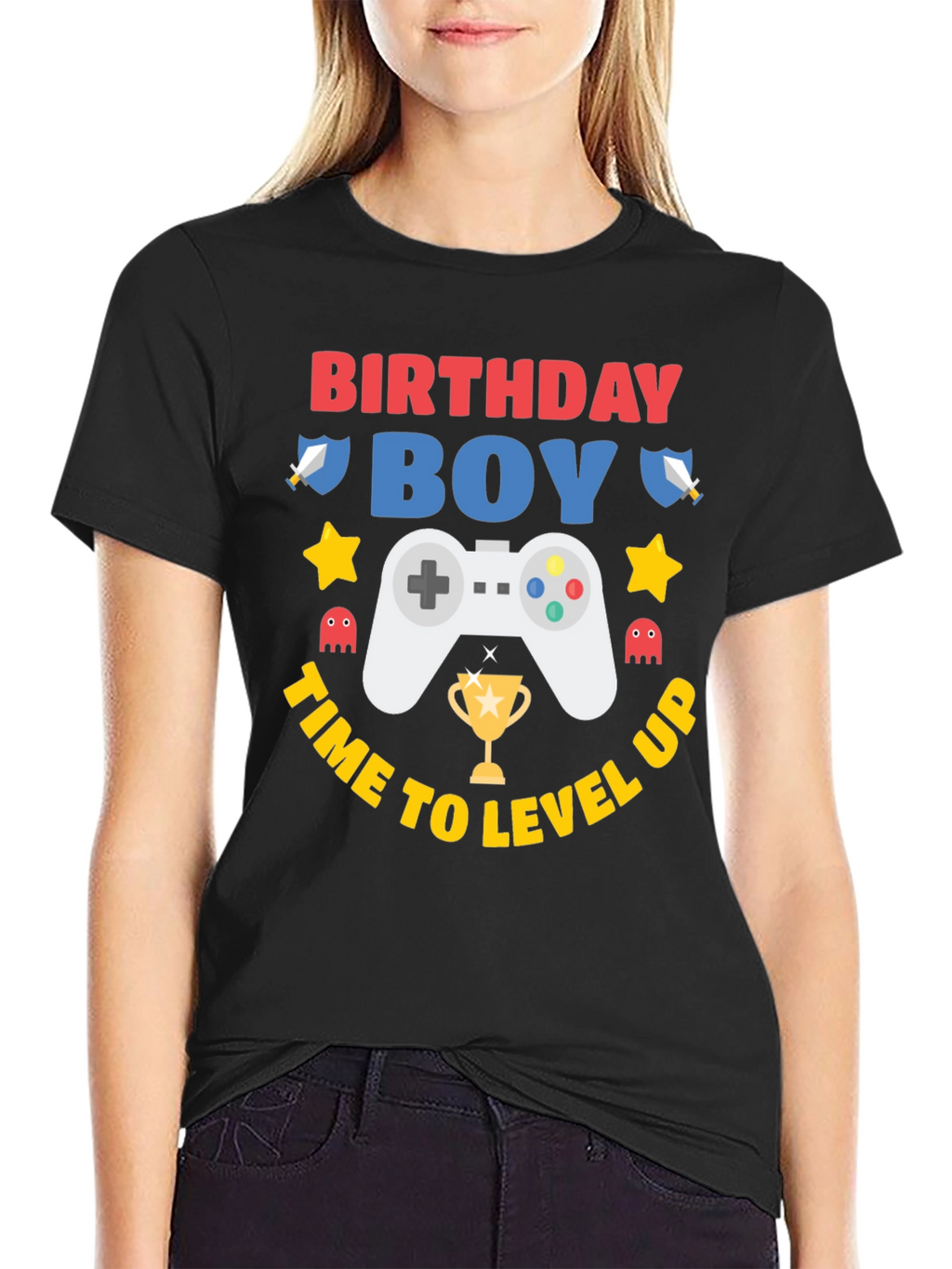 Birthday Boy Gaming Level Up T-Shirt