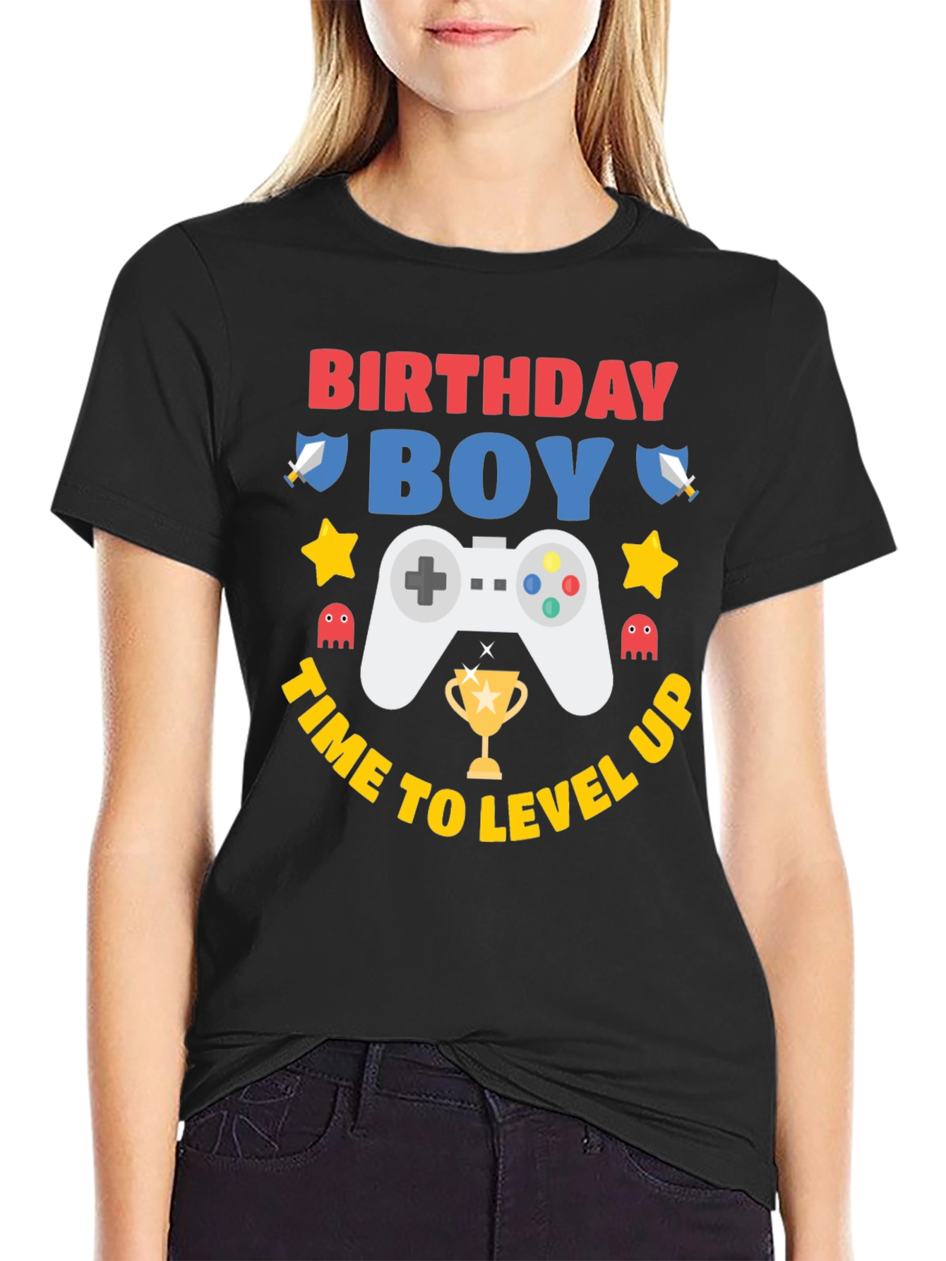 Birthday Boy Gaming Level Up T-Shirt