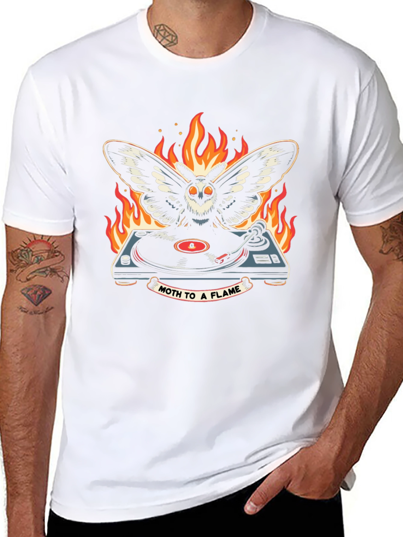 Moth to a Flame Graphic T-Shirt