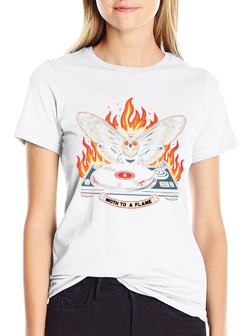 Moth to a Flame Graphic T-Shirt