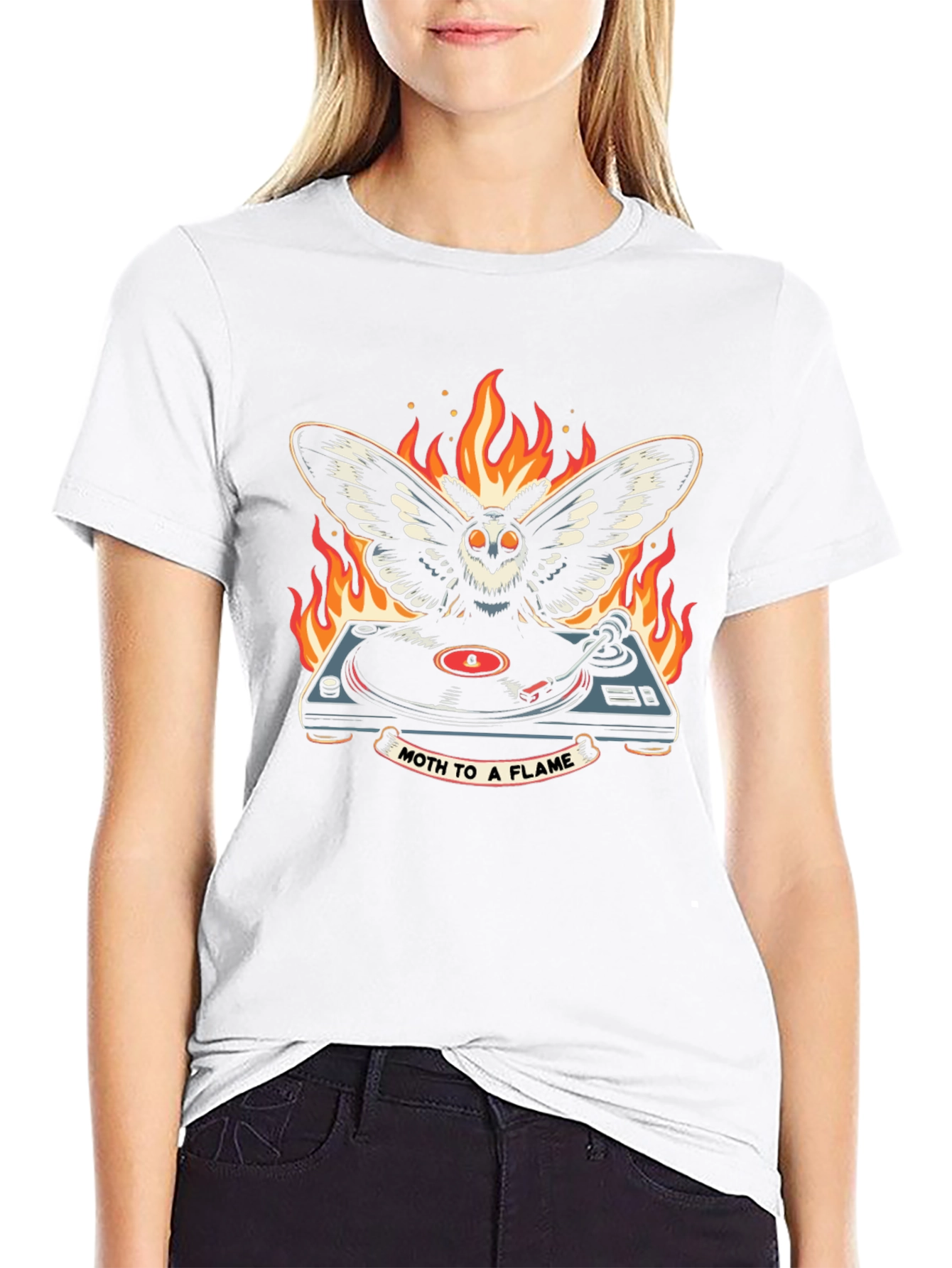 Moth to a Flame Graphic T-Shirt