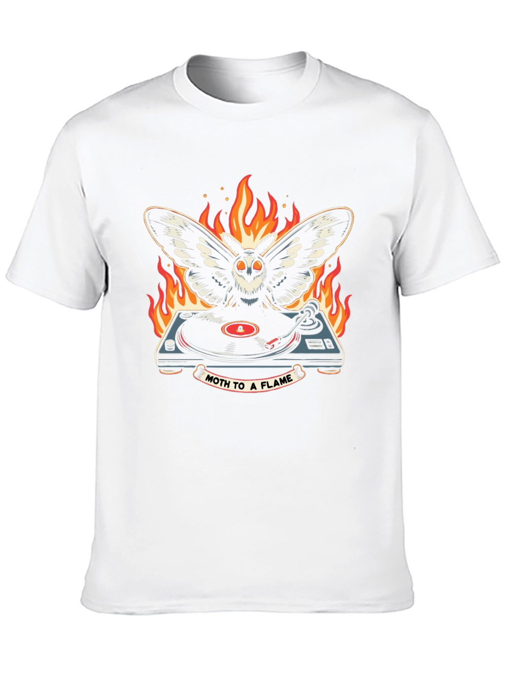 Moth to a Flame Graphic T-Shirt