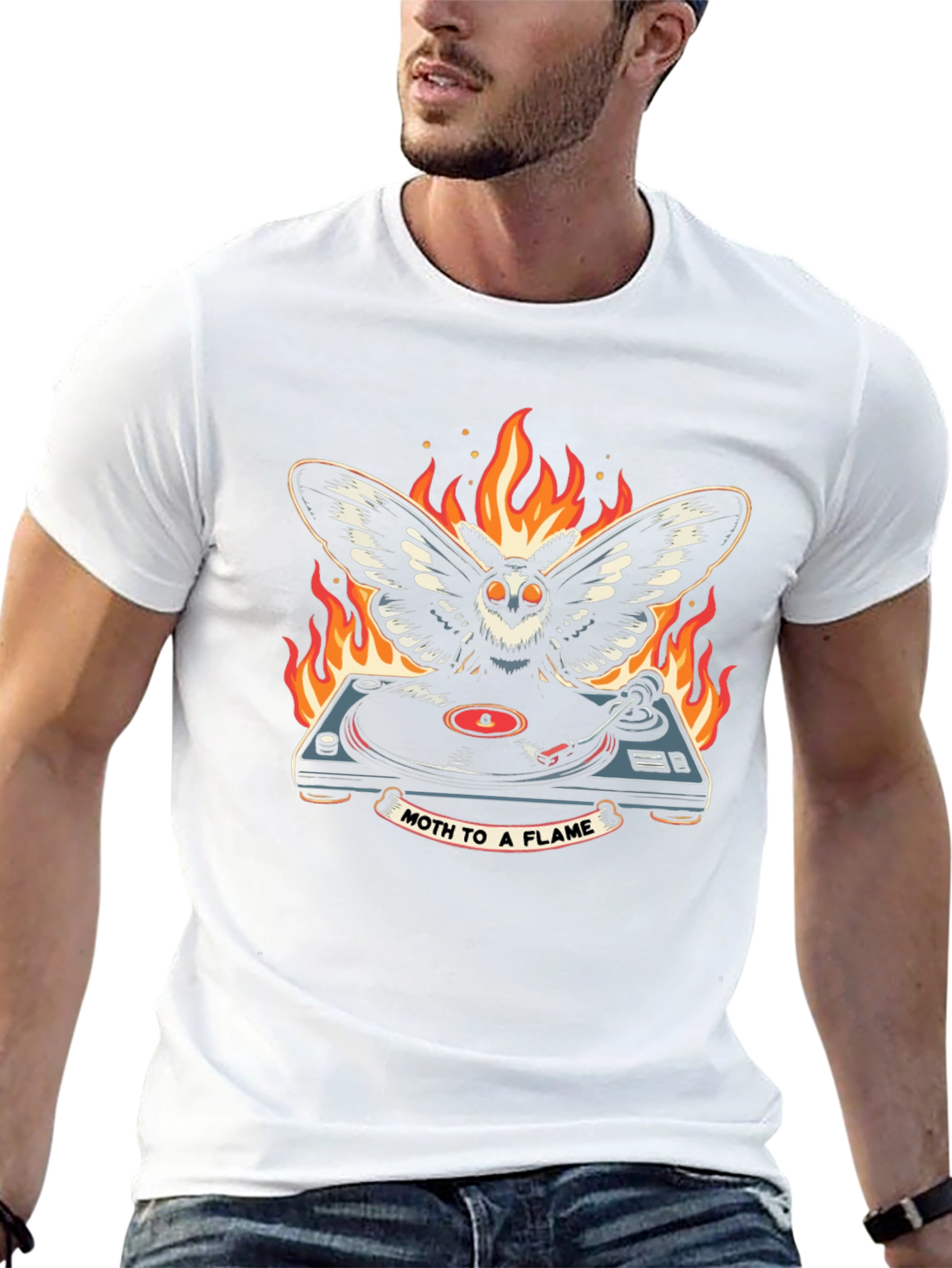 Moth to a Flame Graphic T-Shirt