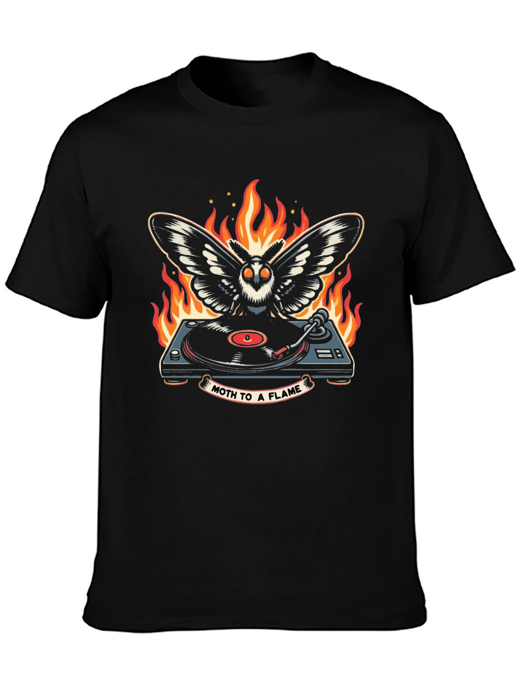 Moth to a Flame Graphic T-Shirt