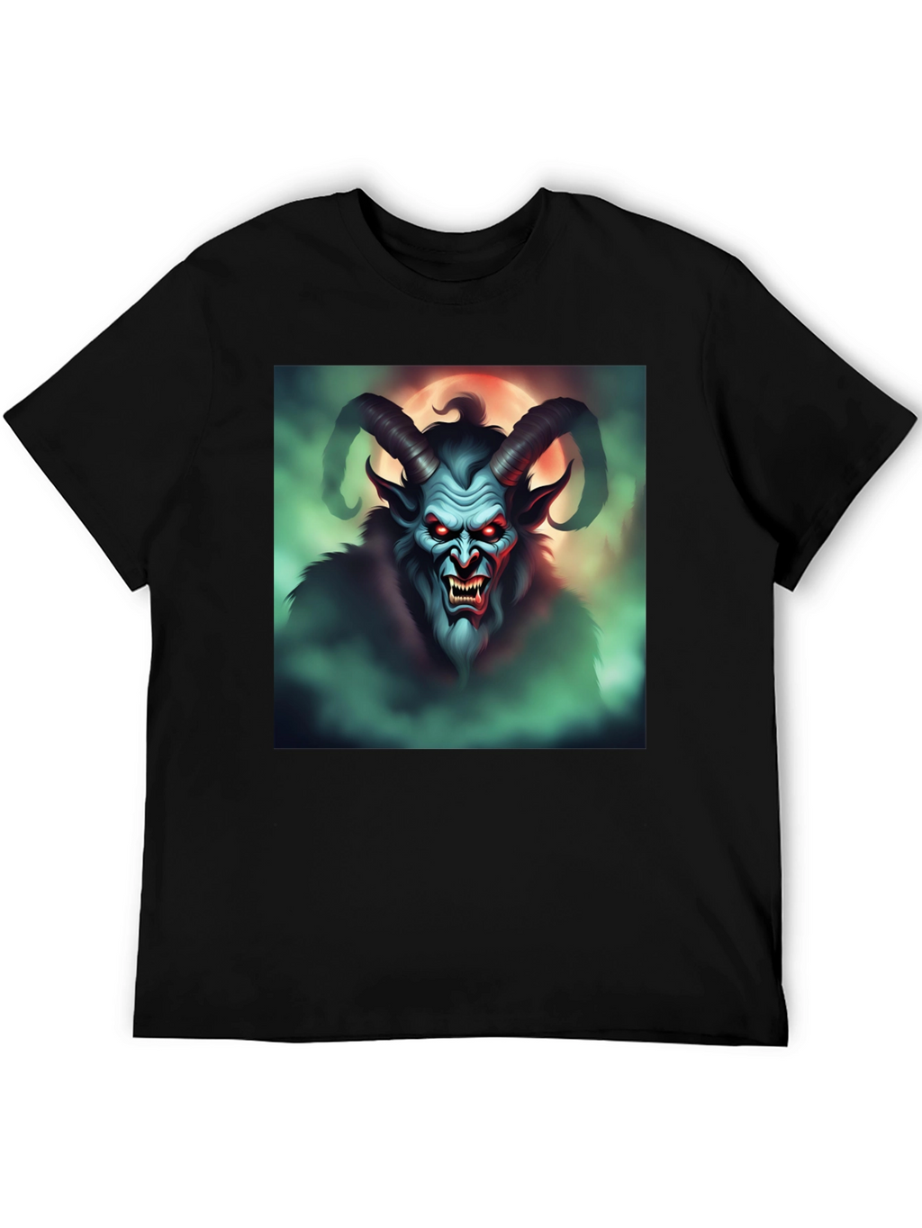 Krampus Graphic Tee - Spooky Holiday Apparel