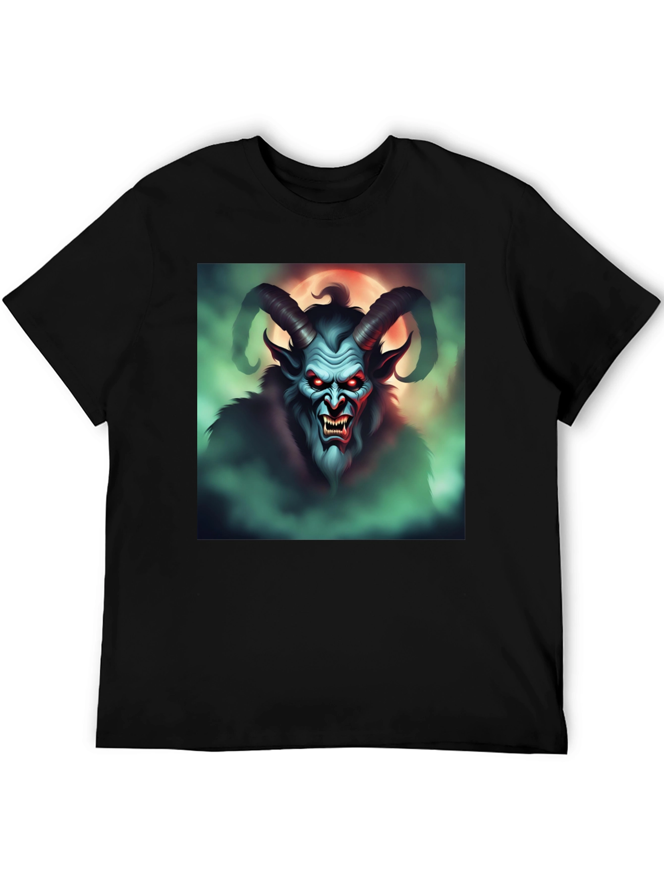 Krampus Graphic Tee - Spooky Holiday Apparel