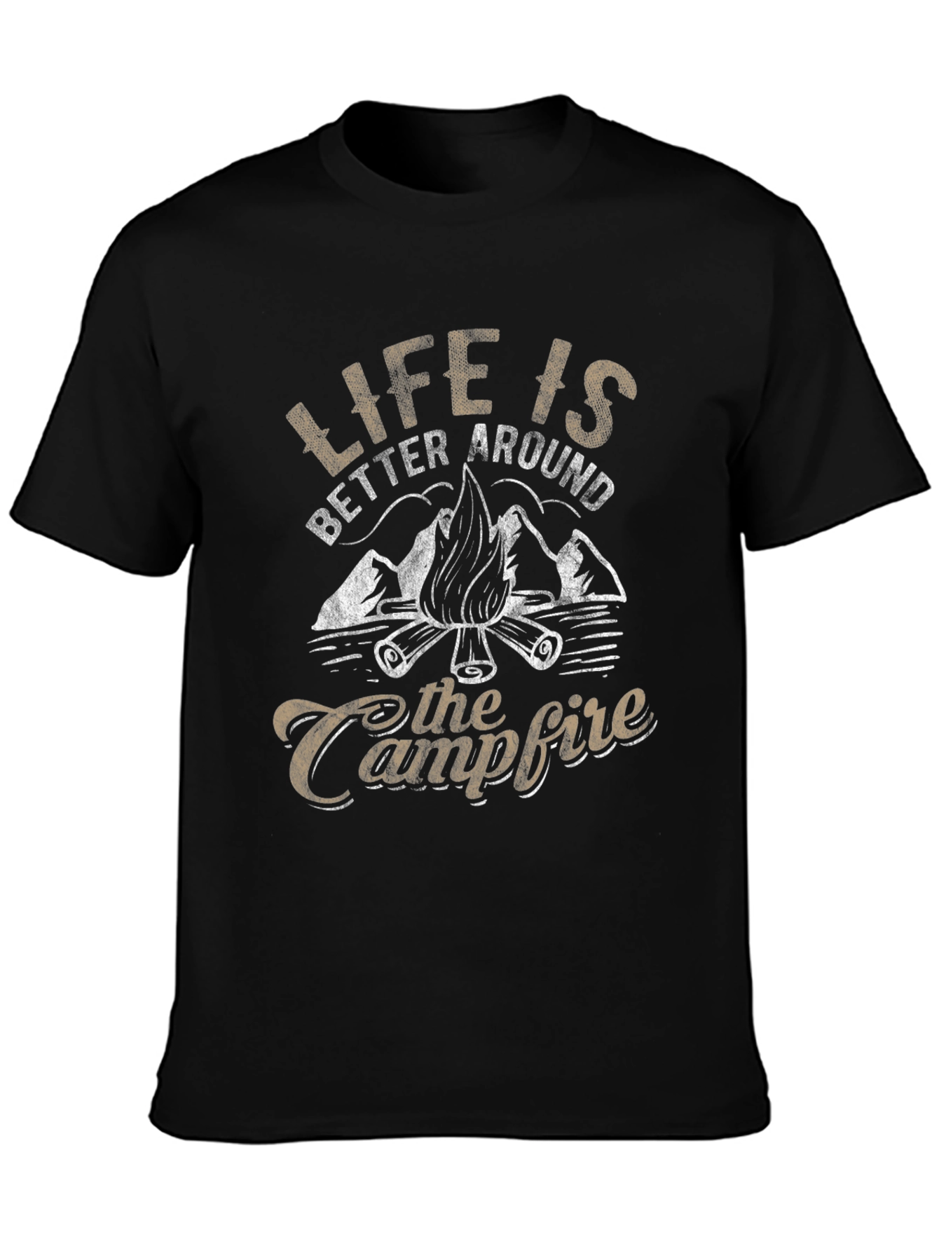 Life is Better Around the Campfire Graphic T-Shirt