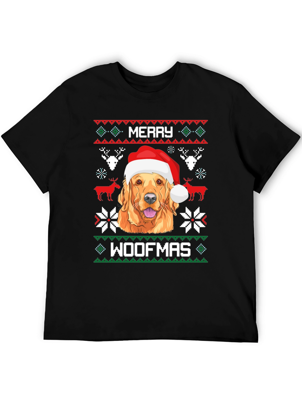 Merry Woofmas Dog Christmas T-Shirt