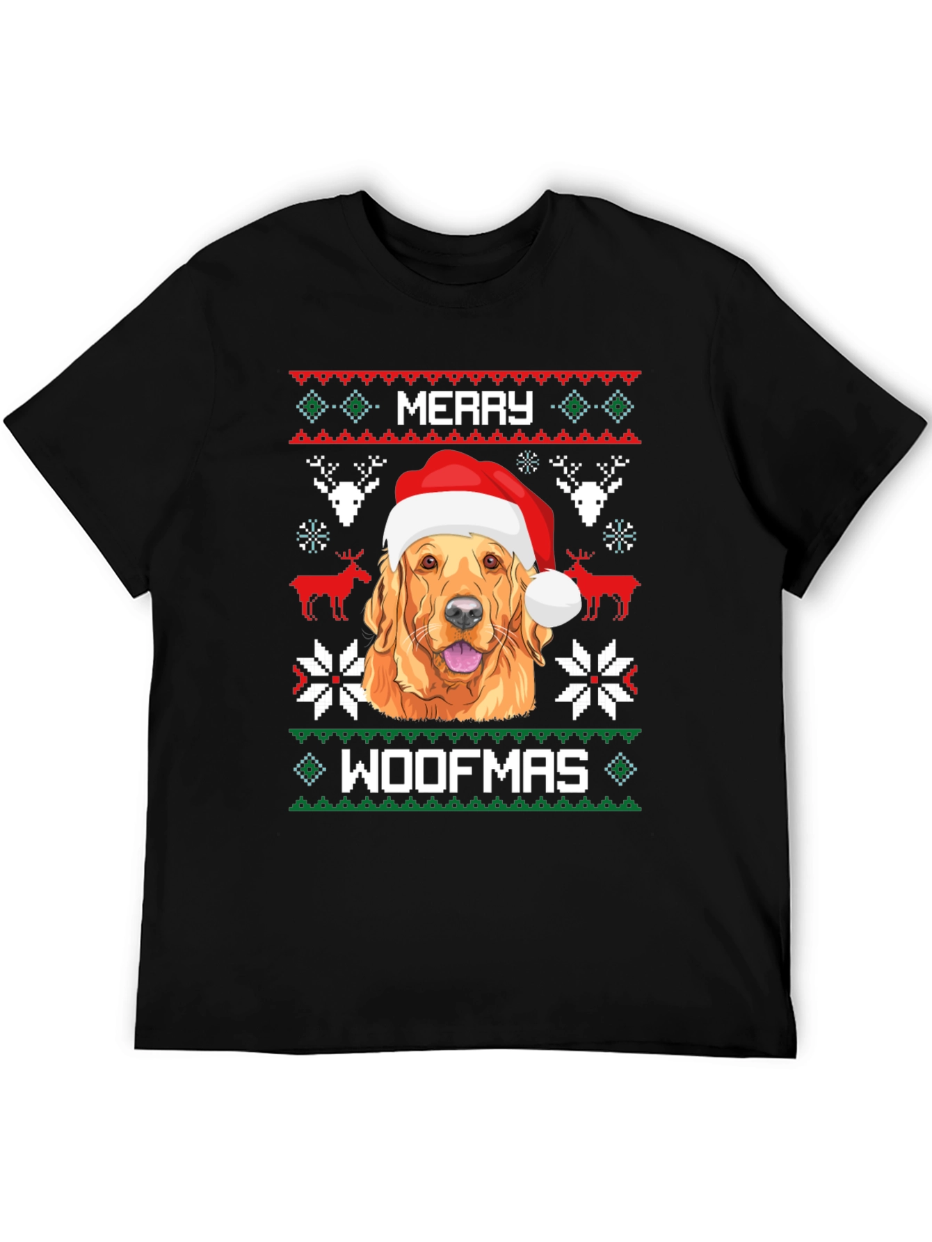 Merry Woofmas Dog Christmas T-Shirt