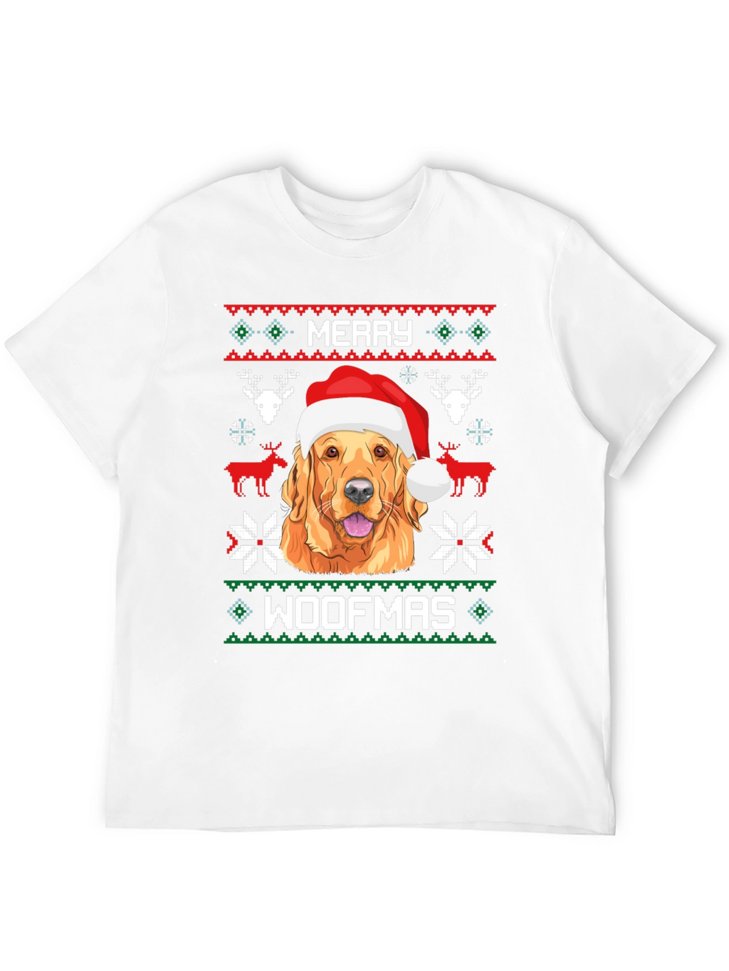 Merry Woofmas Dog Christmas T-Shirt