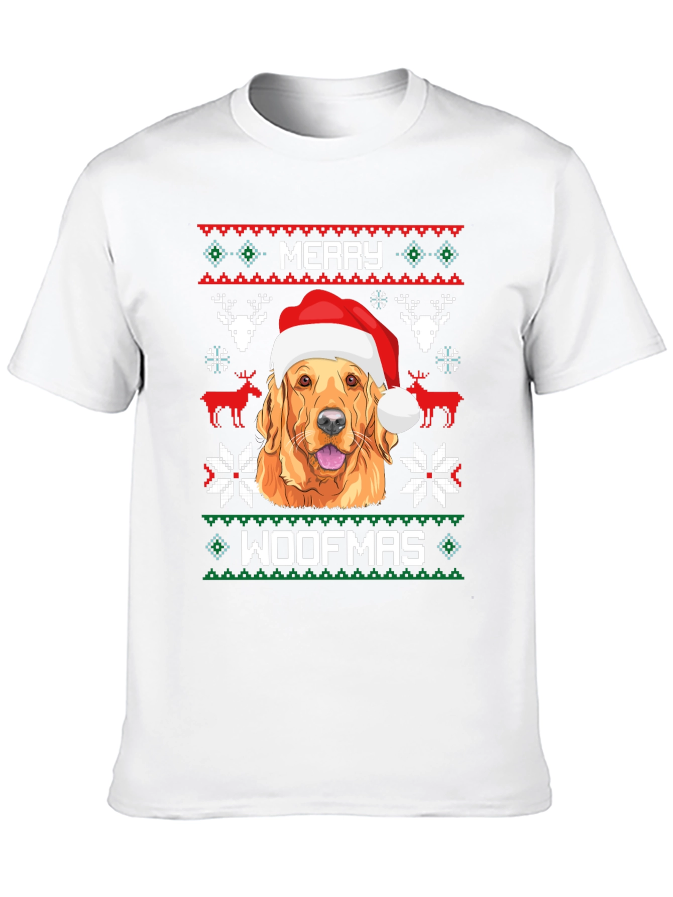 Merry Woofmas Dog Christmas T-Shirt