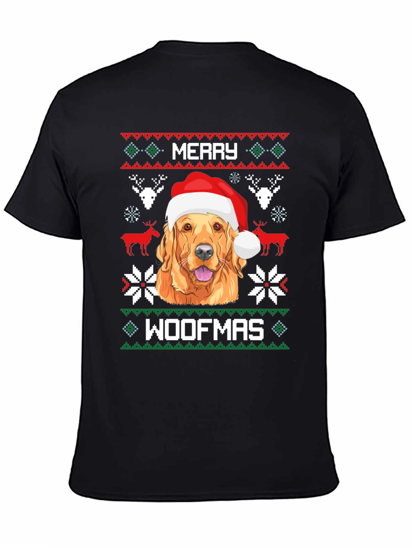 Merry Woofmas Dog Christmas T-Shirt