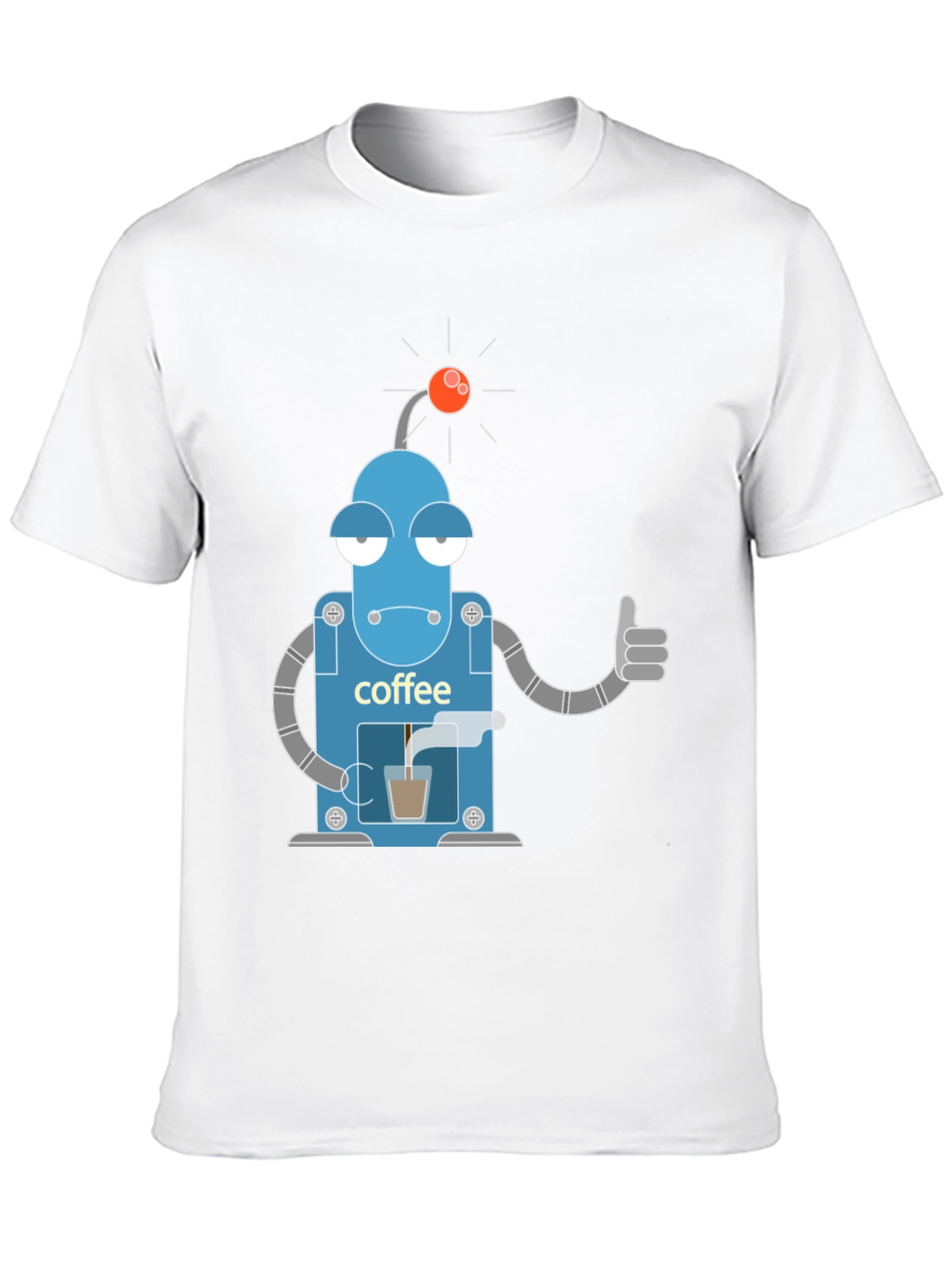 Coffee Robot Graphic Tee - Black T-Shirt