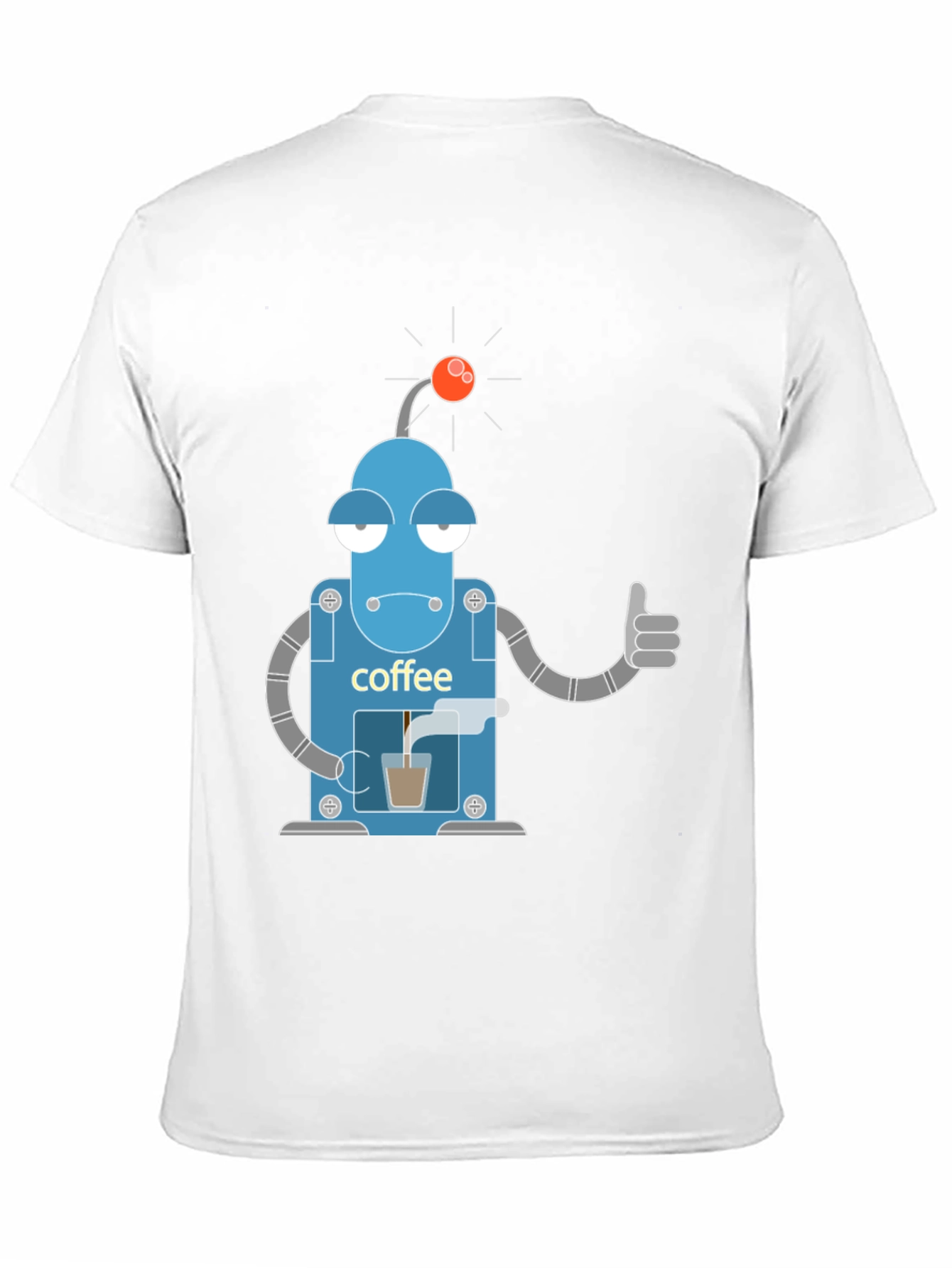 Coffee Robot Graphic Tee - Black T-Shirt