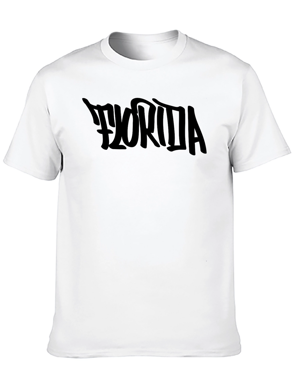 Florida Graphic Print Black T-Shirt